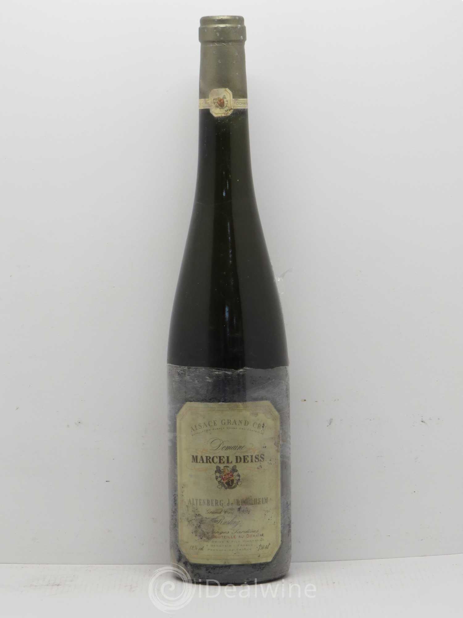Riesling Grand Cru Altenberg De Bergheim Marcel Deiss Vendanges Tardives 1996 - Posten von 1 Flasche - 0