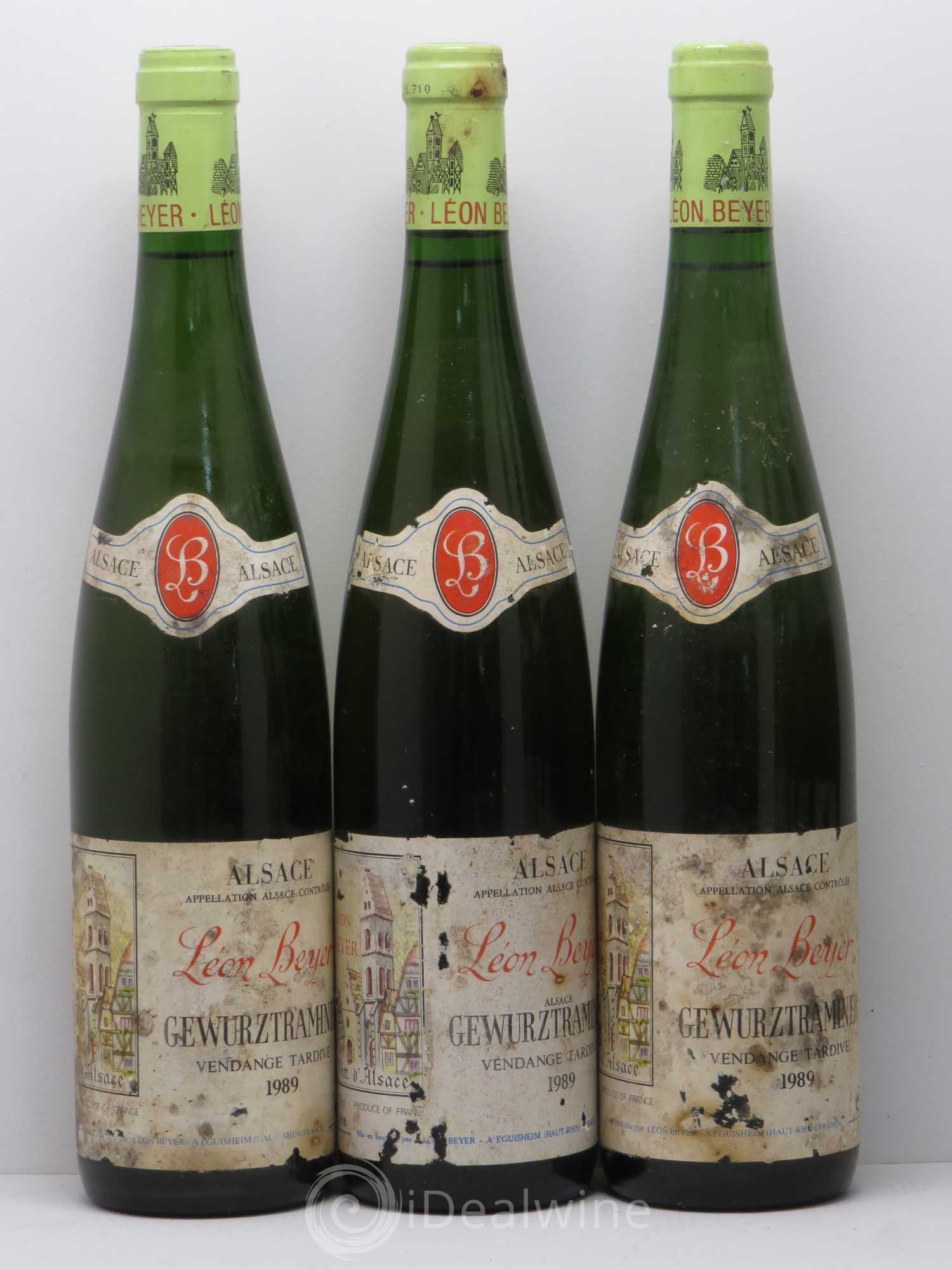 Gewurztraminer Vendanges Tardives Léon Beyer 1989 - Lotto di 6 bottiglie - 1