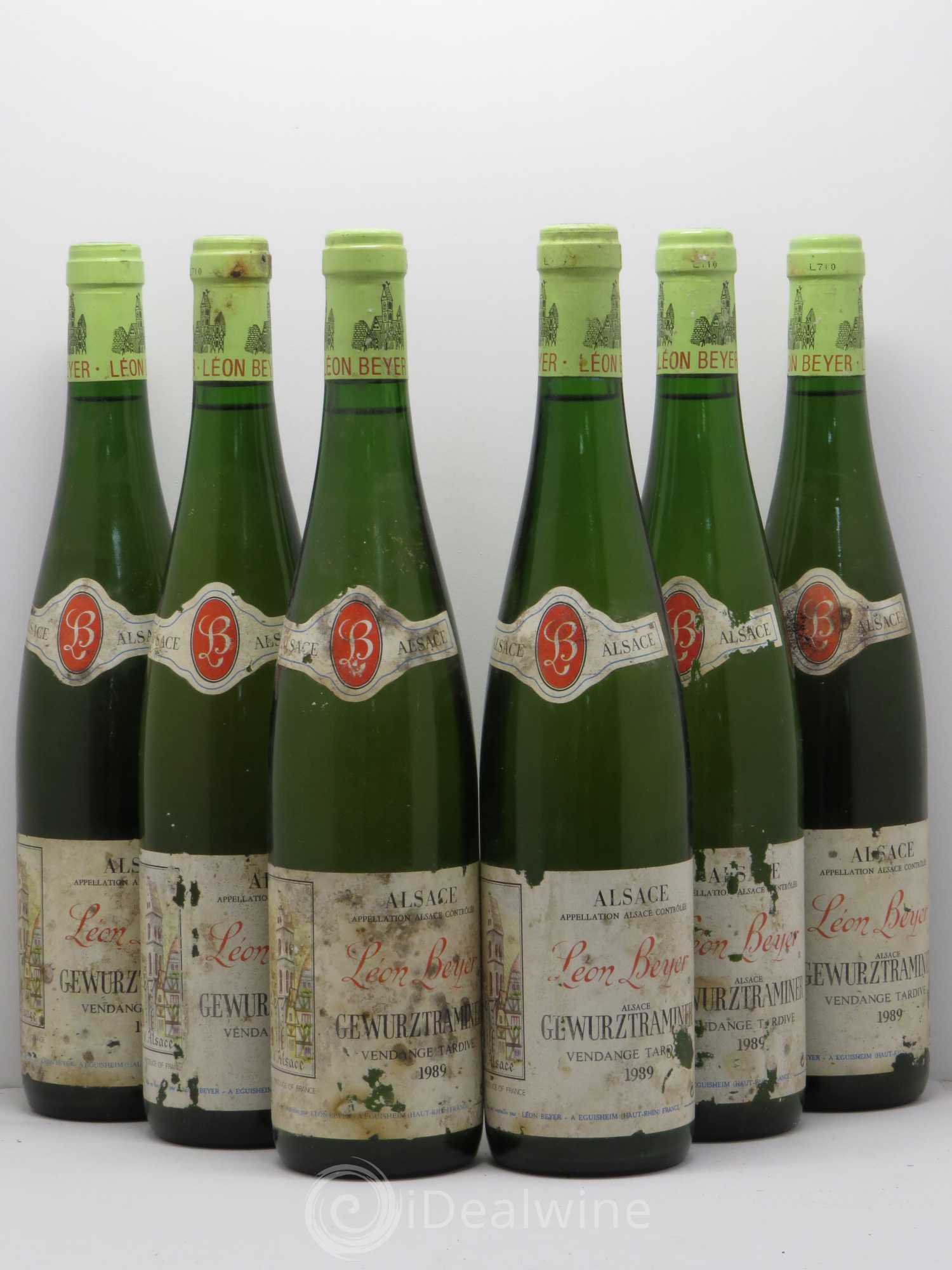 Gewurztraminer Vendanges Tardives Léon Beyer 1989 - Lotto di 6 bottiglie - 0