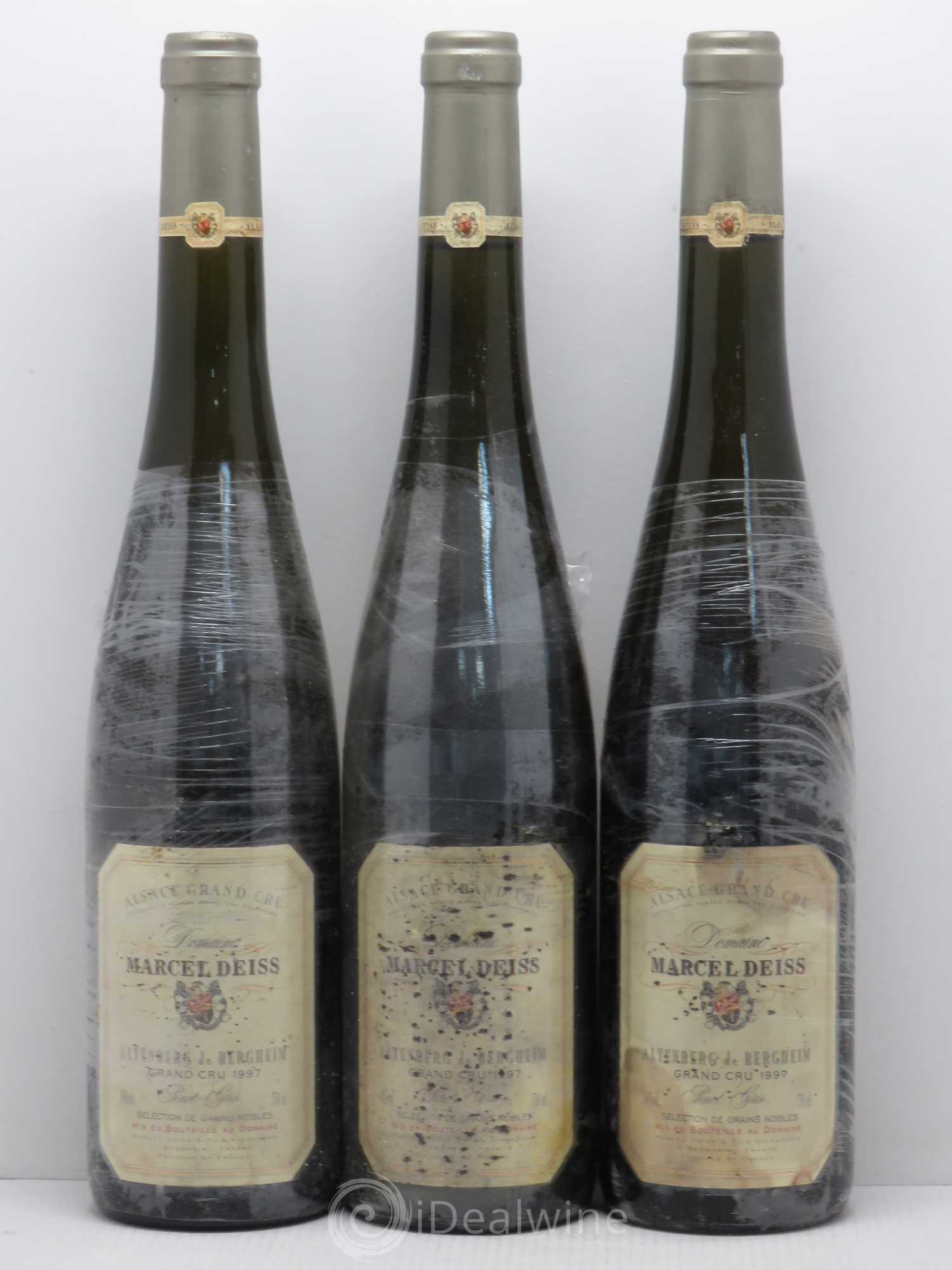 Pinot Gris (Tokay) Grand Cru Altenberg De Bergheim Marcel Deiss 1997 - Posten von 3 Flaschen - 0
