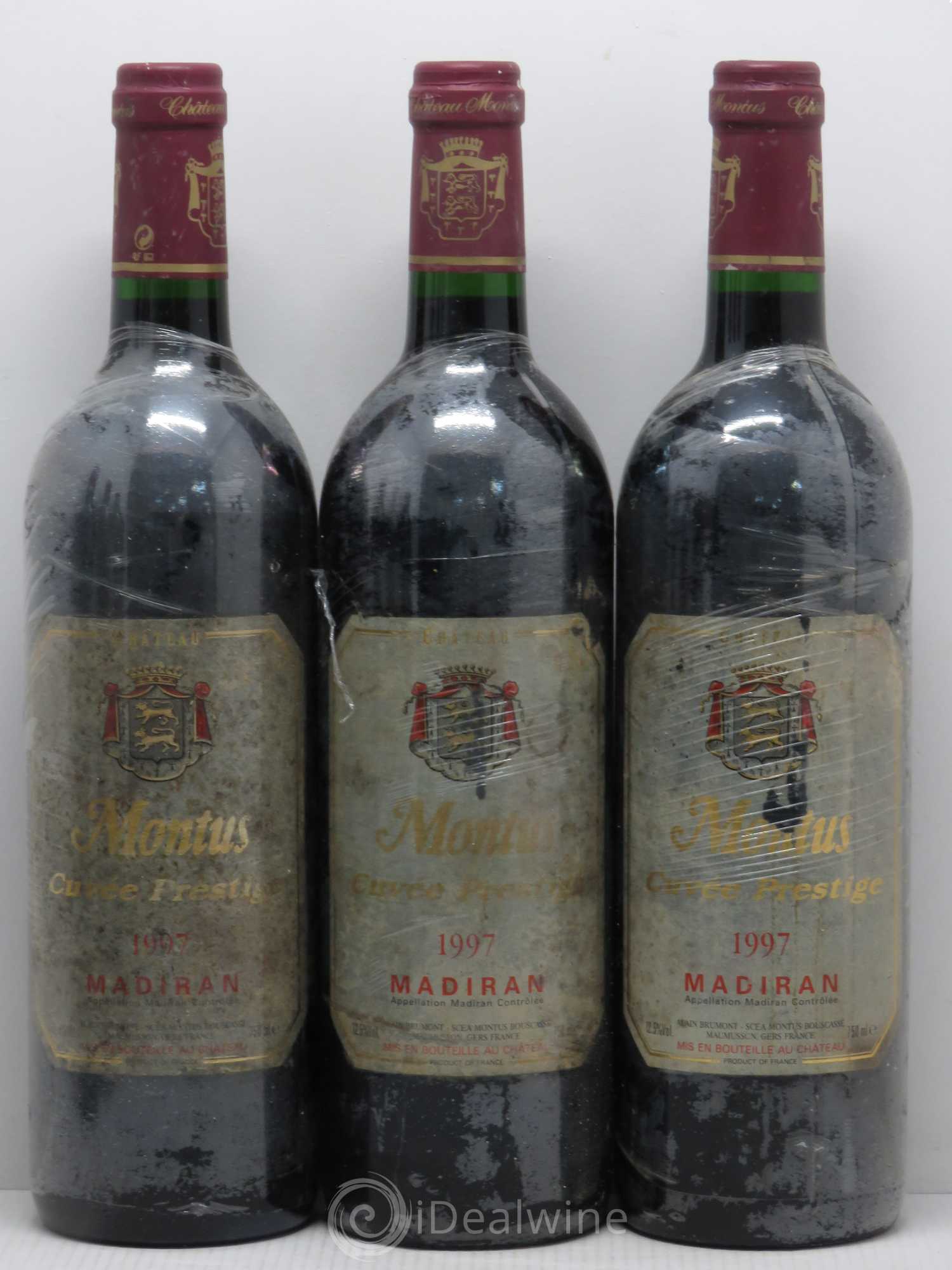 Madiran Château Montus-Prestige Alain Brumont 1997 - Lot de 6 bouteilles - 1