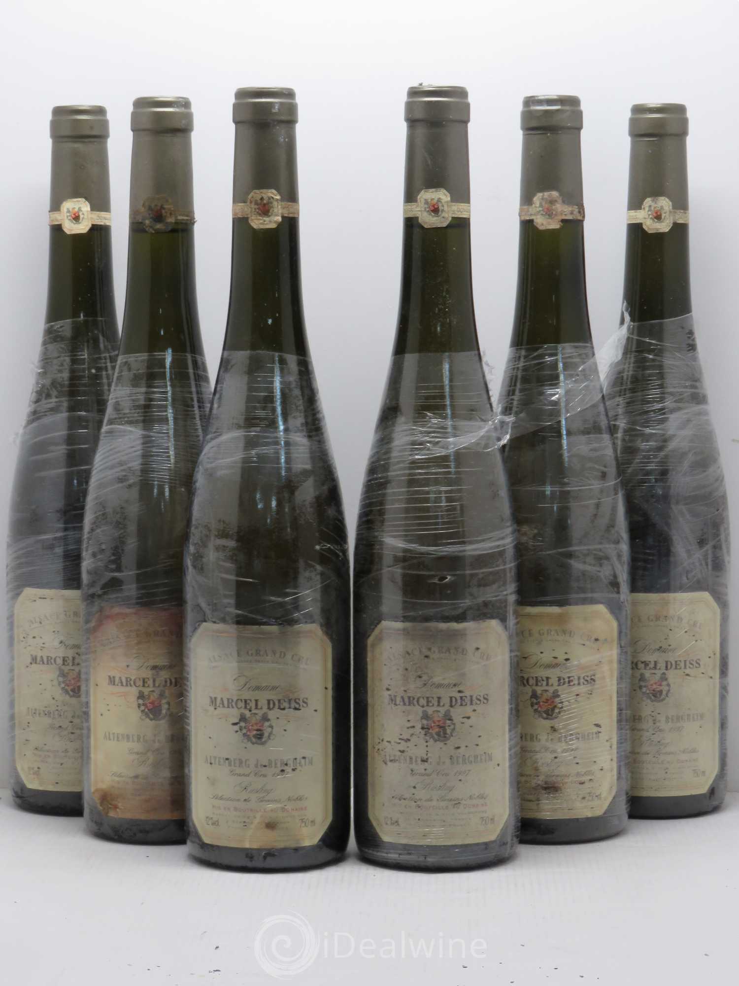 Riesling Grand Cru Marcel Deiss Altenberg De Bergheim (sans prix de réserve) 1997 - Posten von 6 Flaschen - 0