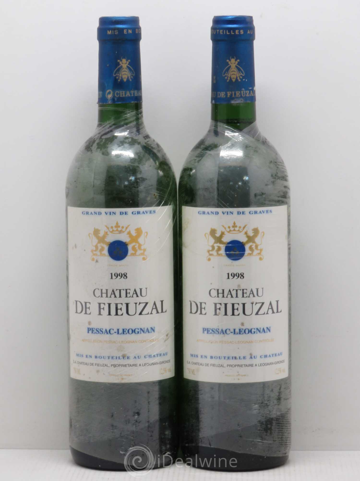 Château de Fieuzal 1998 - Lot de 2 bouteilles - 0