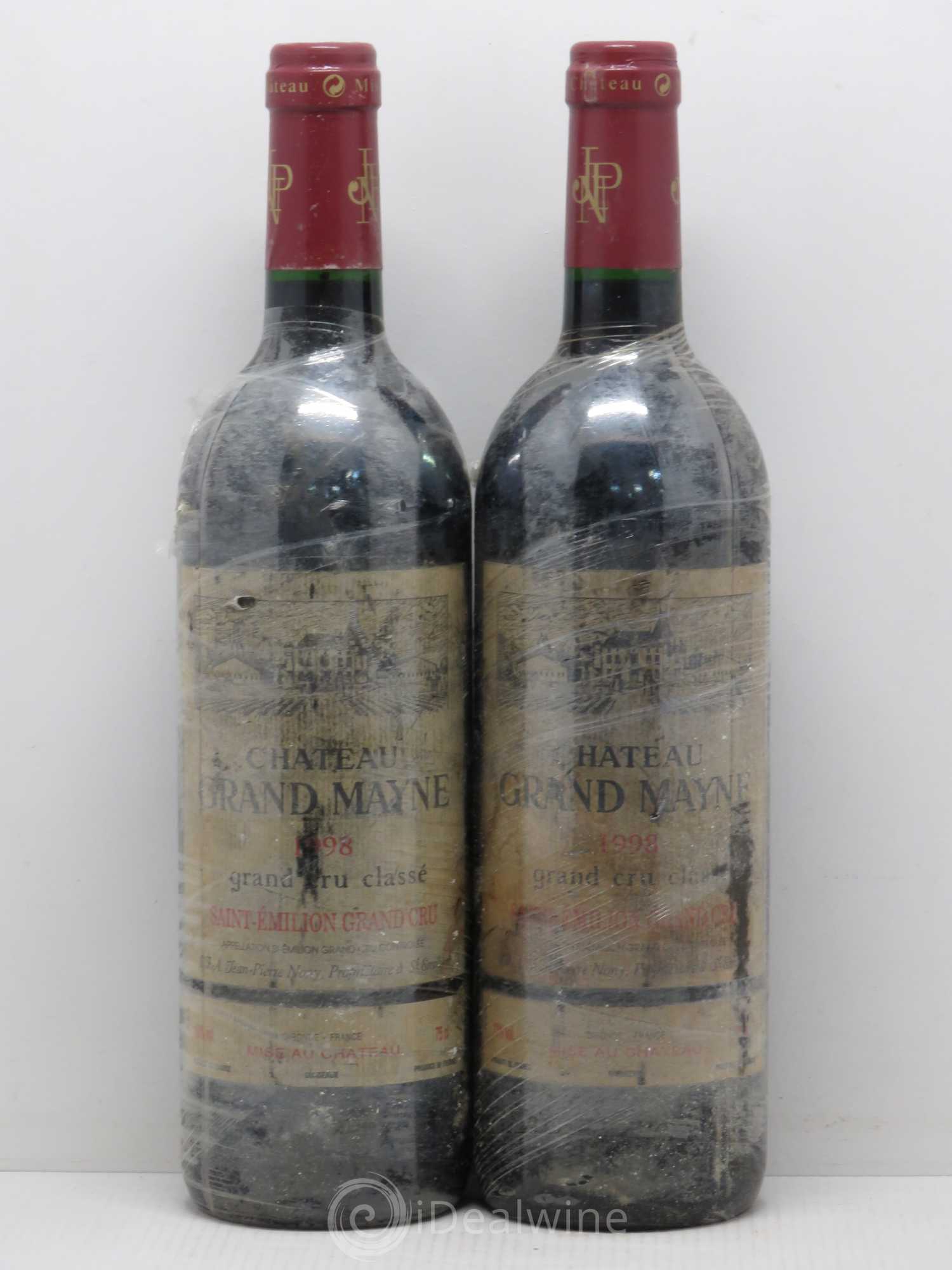 Château Grand Mayne Grand Cru Classé 1998 - Lot de 2 bouteilles - 0