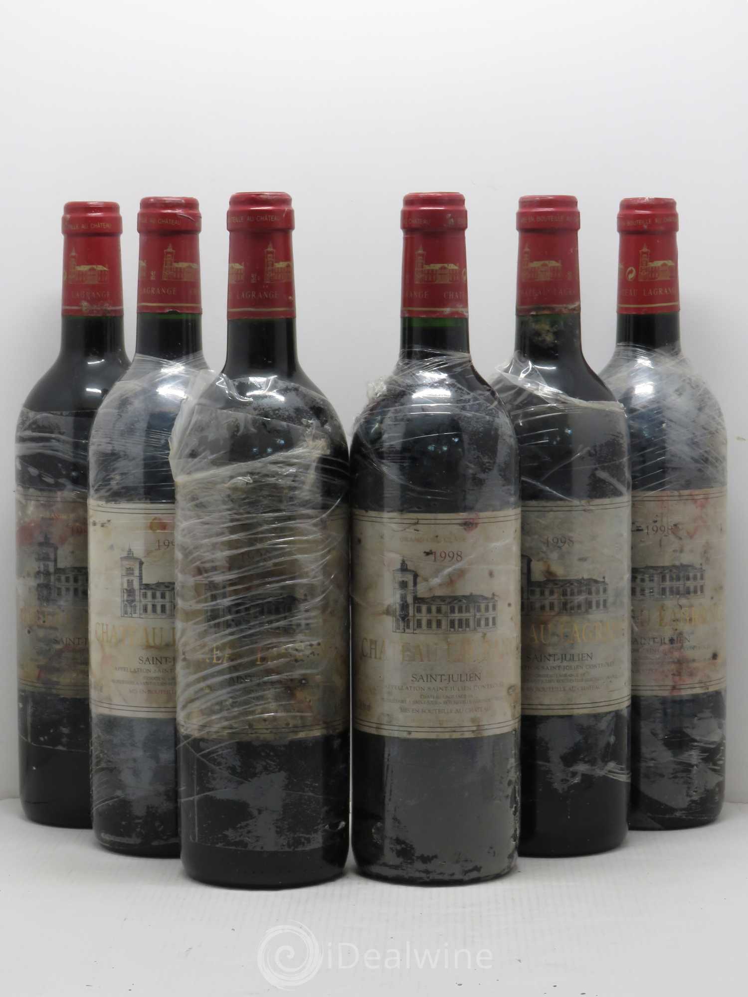 Château Lagrange 3ème Grand Cru Classé 1998 - Lot de 6 bouteilles - 0