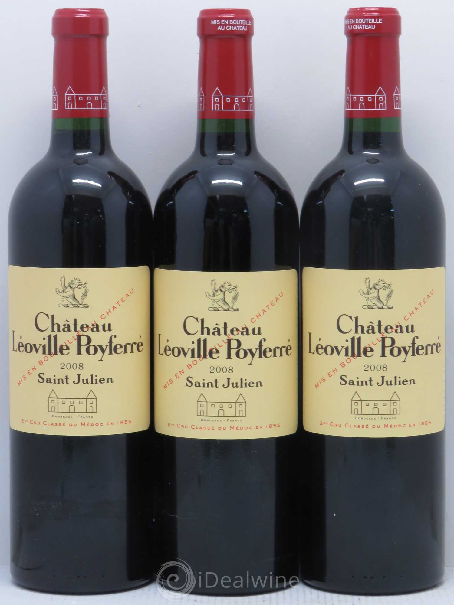 Château Léoville Poyferré 2ème Grand Cru Classé 2008 - Lot de 12 bouteilles - 2