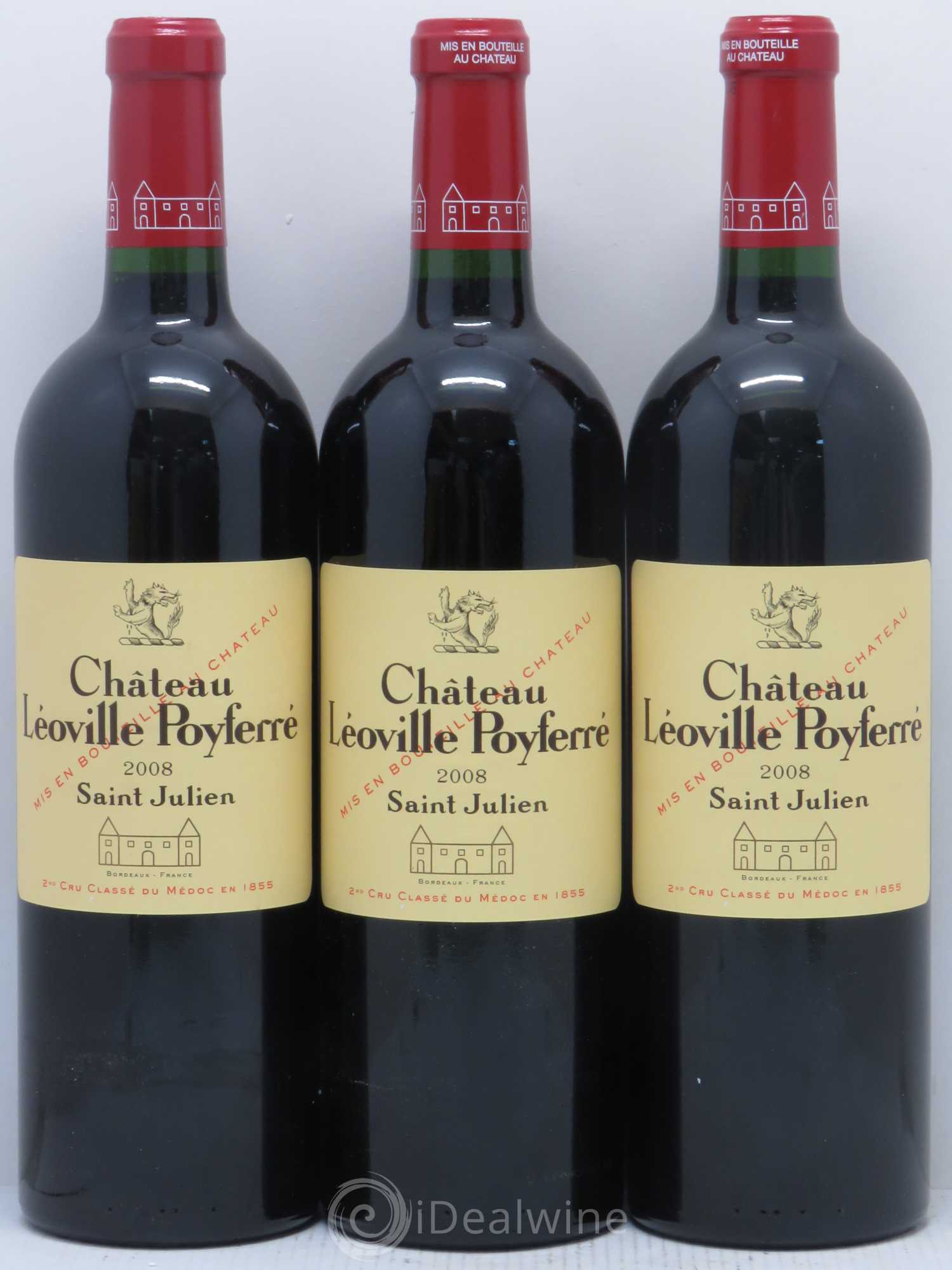 Château Léoville Poyferré 2ème Grand Cru Classé 2008 - Lot de 12 bouteilles - 4