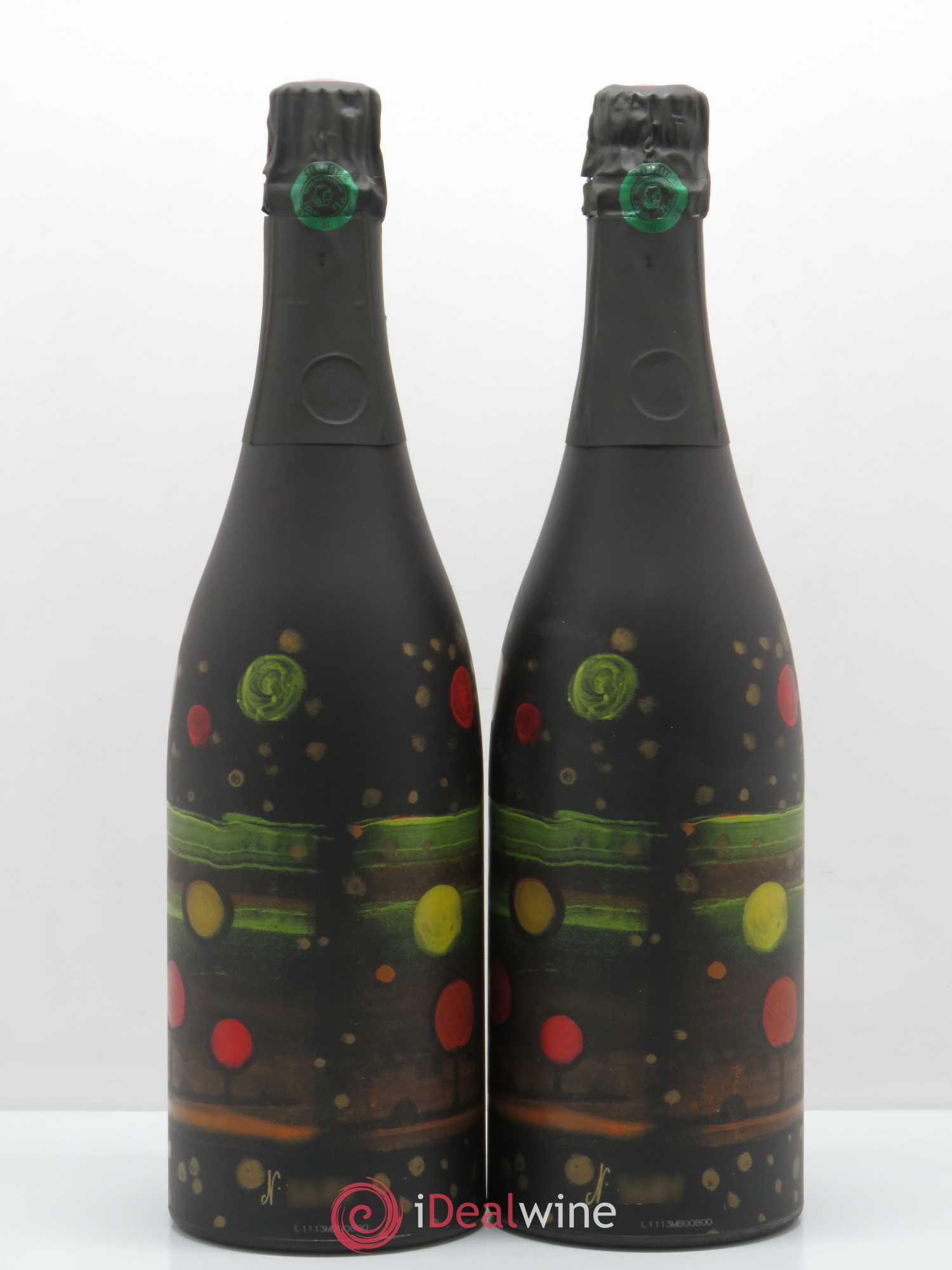 2002 - Collection Amadou Sow Taittinger 2002 - Lot de 2 bouteilles - 1
