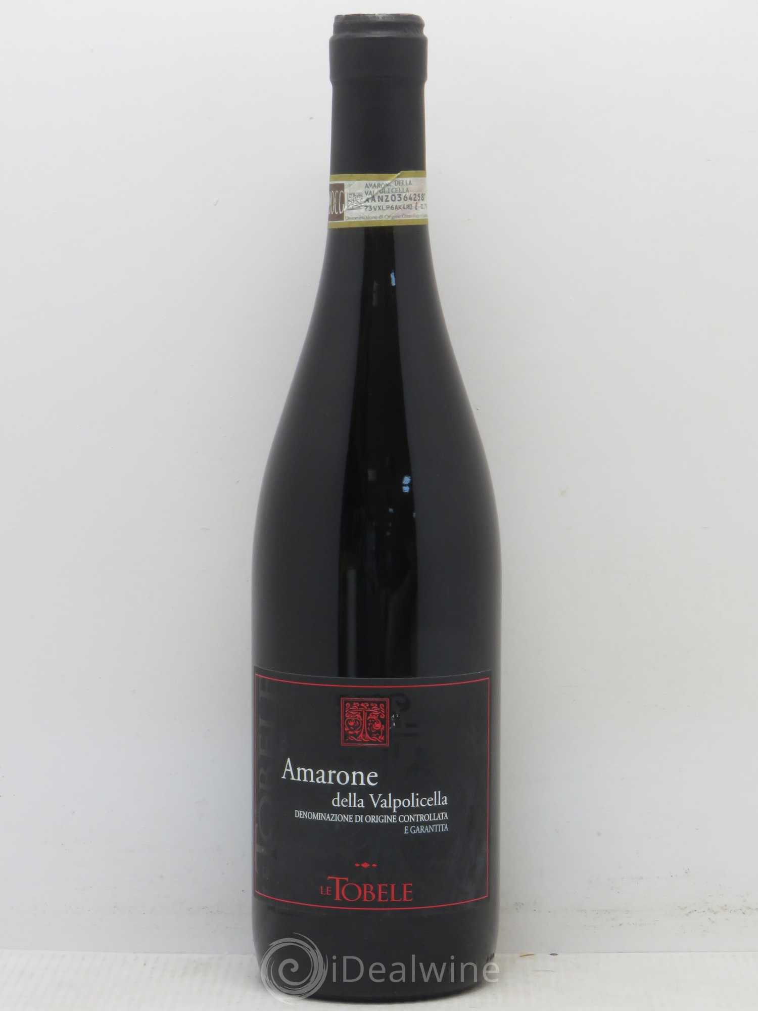 Italie Le Tobele Amarone della Valpolicella DOCG Veneto 2012 - Posten von 1 Flasche - 0