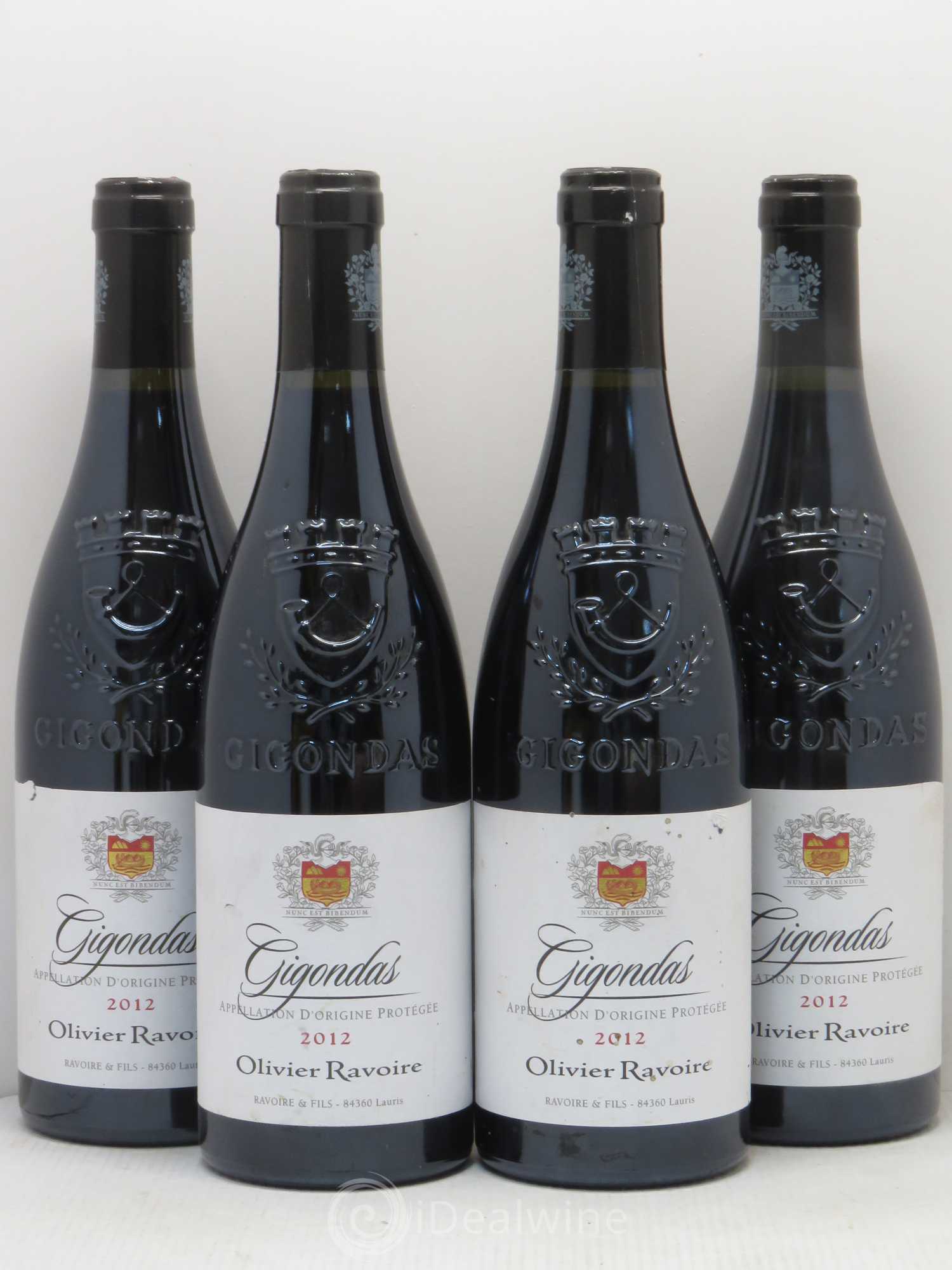Gigondas Domaine Olivier Ravoire 2012 - Lot de 4 bouteilles - 0