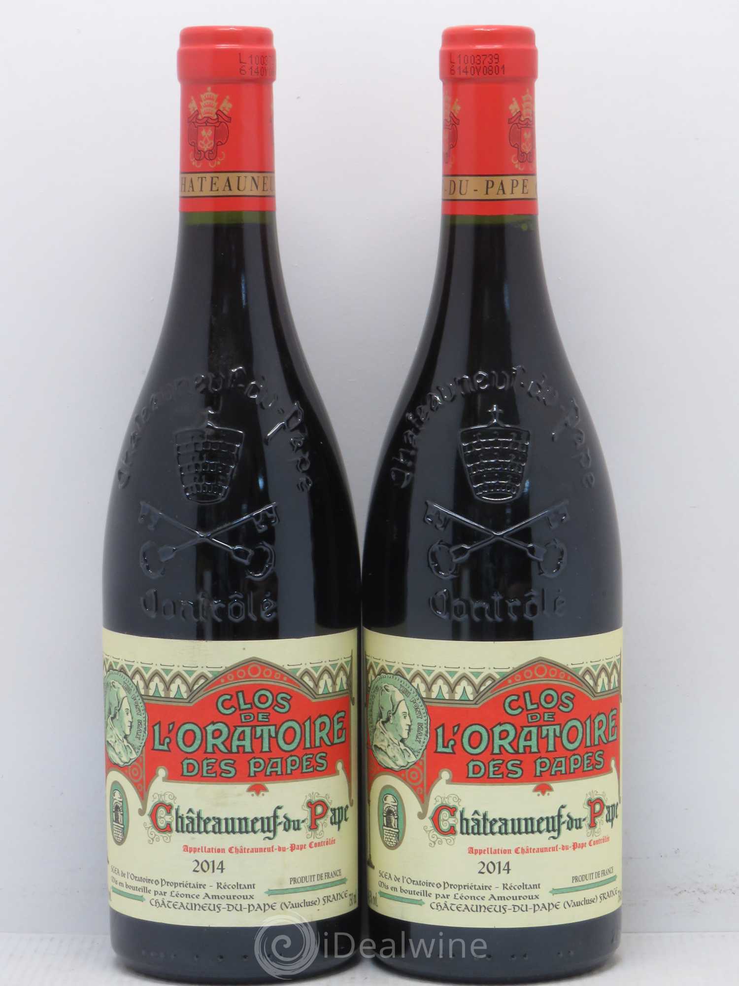 Châteauneuf-du-Pape Clos de l'Oratoire des Papes 2014 - Lot de 2 bouteilles - 0