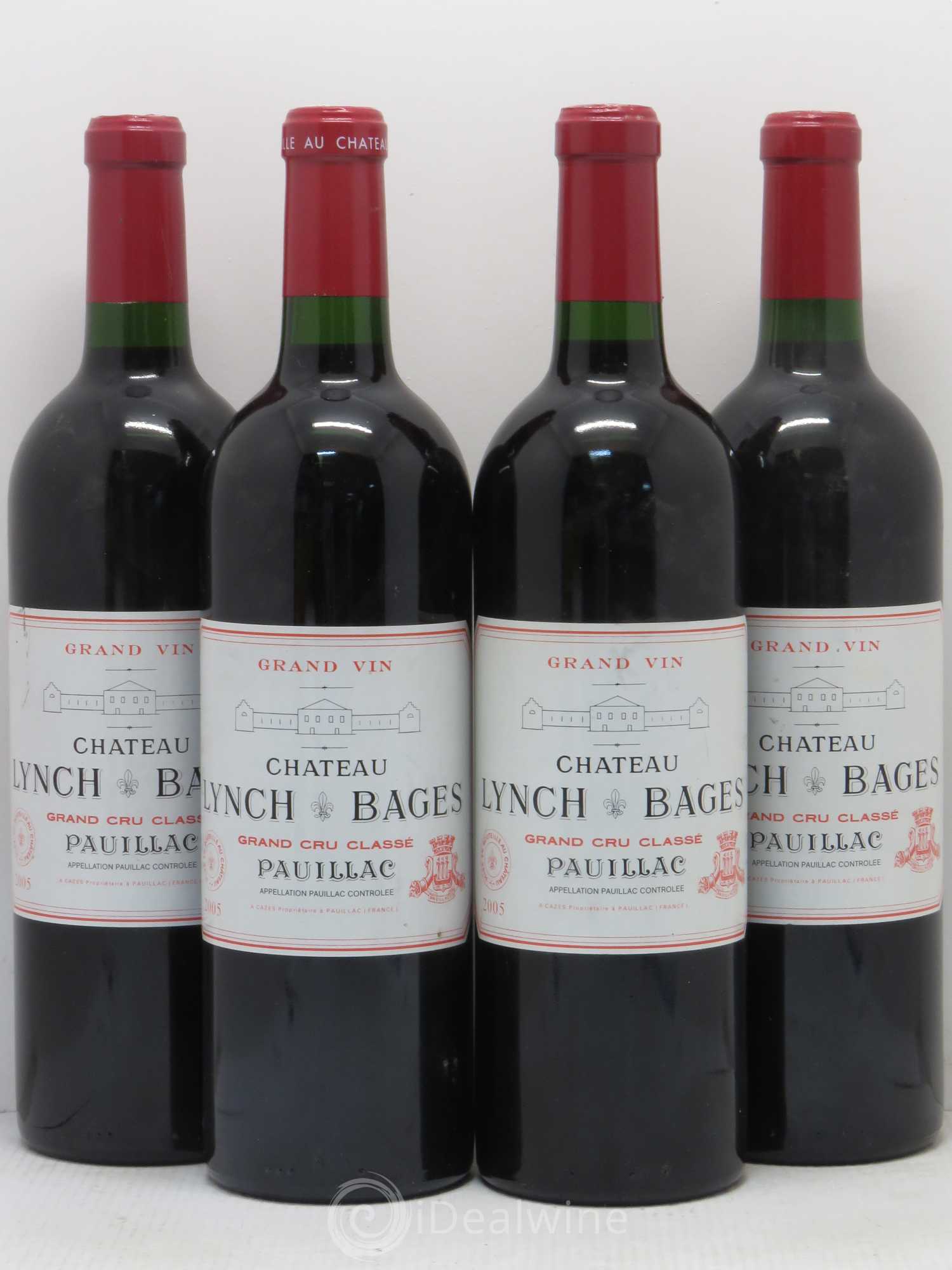 Château Lynch Bages 5ème Grand Cru Classé 2005 - Lot de 4 bouteilles - 0