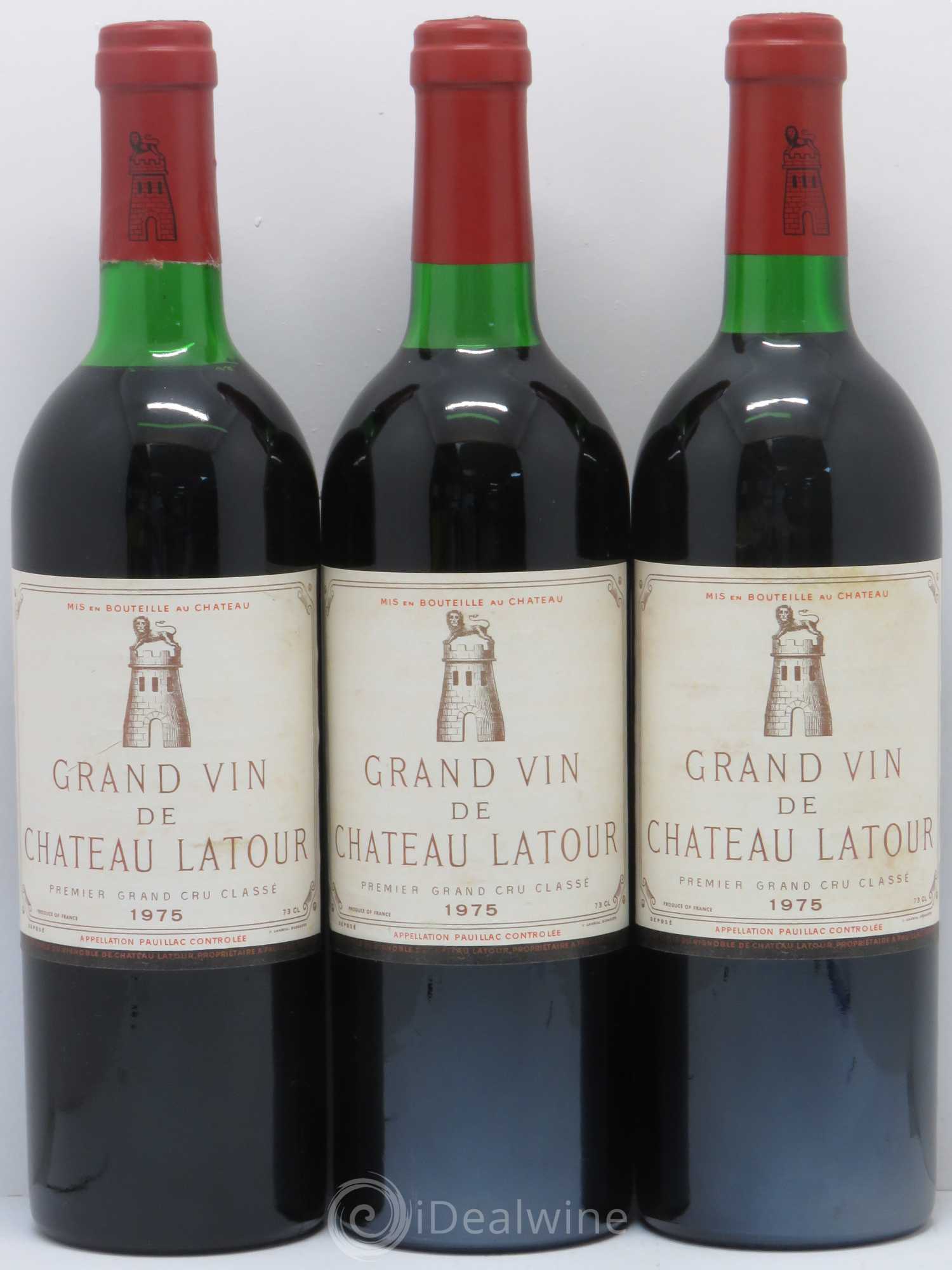 Château Latour 1er Grand Cru Classé 1975 - Lot de 6 bouteilles - 2