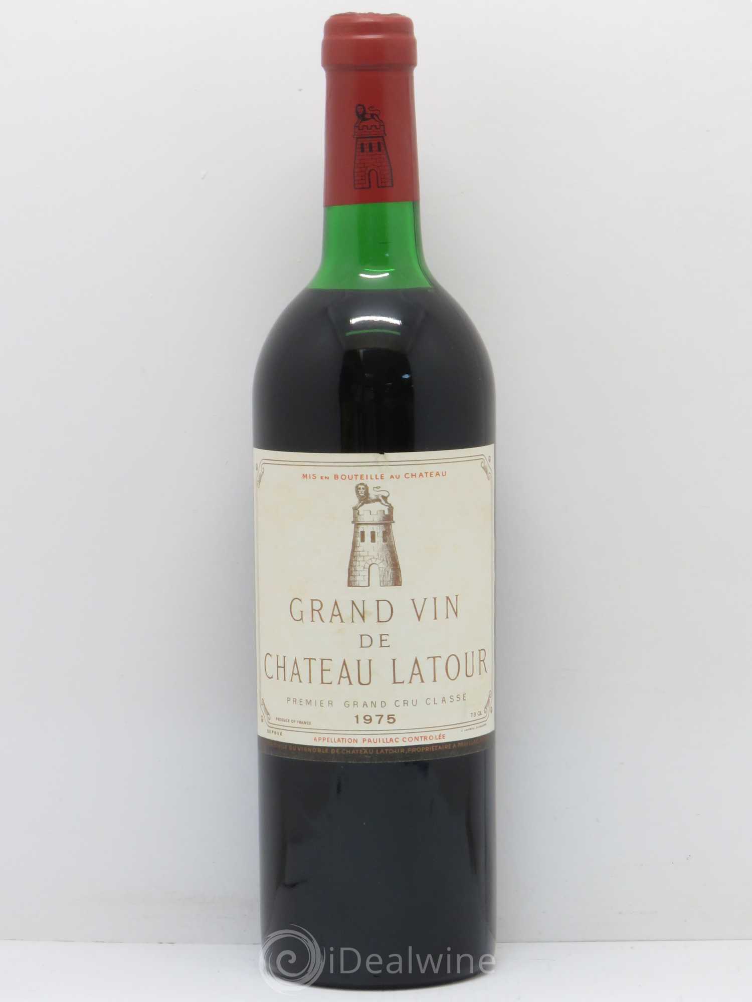 Château Latour 1er Grand Cru Classé 1975 - Lot de 1 bouteille - 0