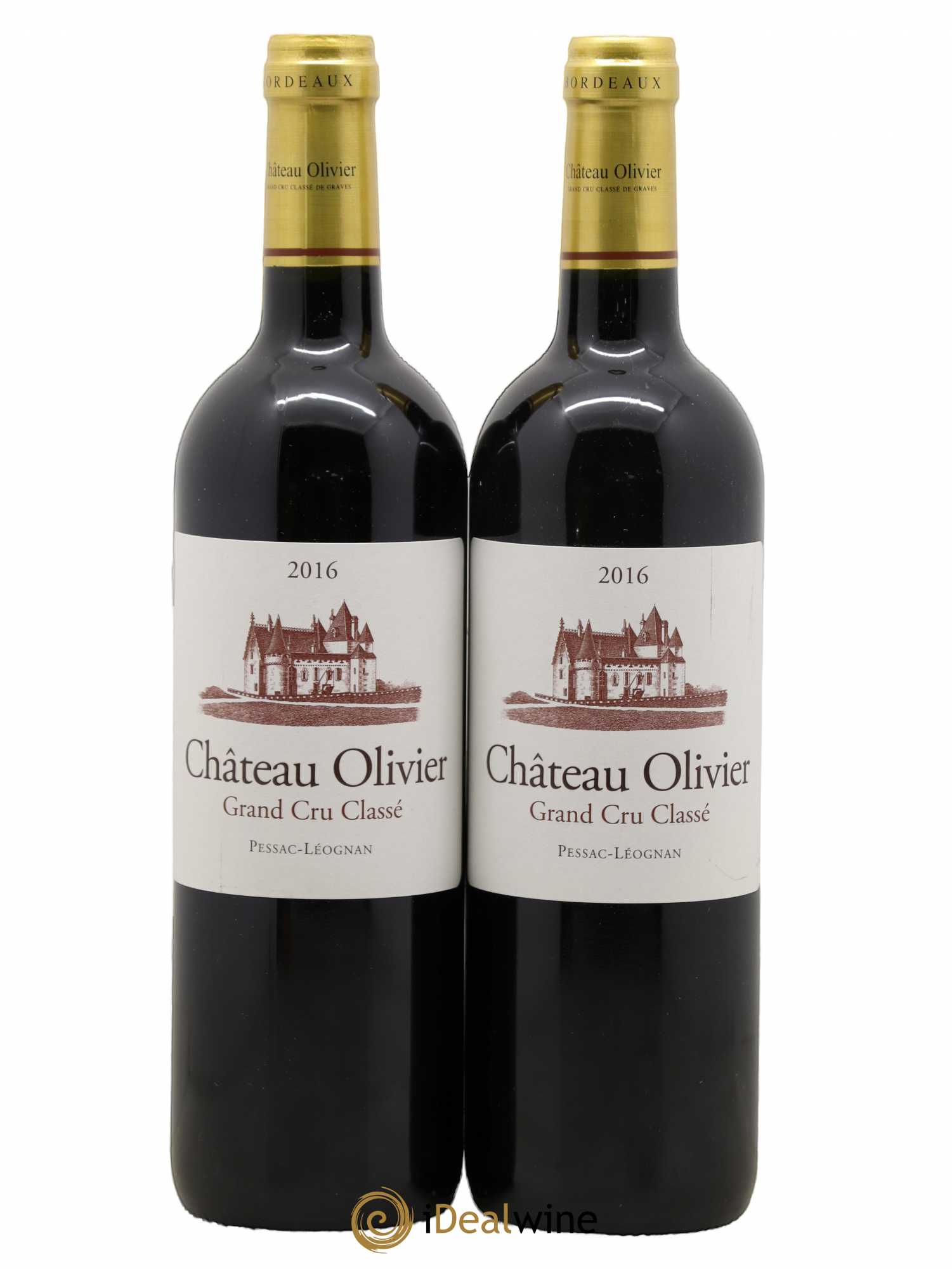 Château Olivier Cru Classé de Graves 2016 - Lot de 2 bouteilles - 0