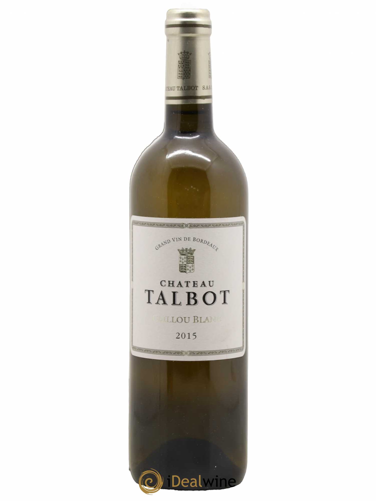 Château Talbot Caillou Blanc 2015 - Lot de 1 bouteille - 0