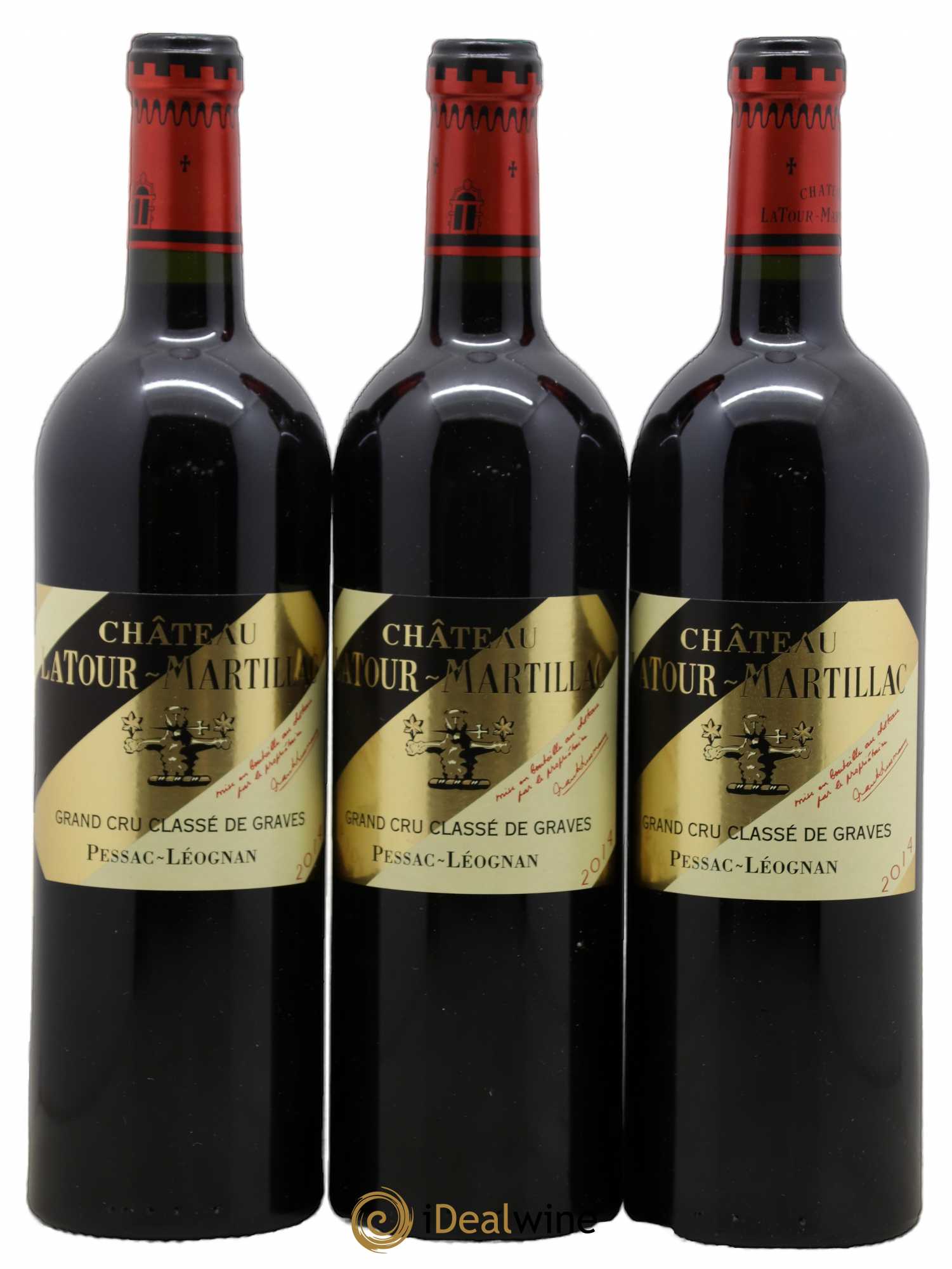 Château Latour-Martillac Cru Classé de Graves 2014 - Lot de 3 bouteilles - 0