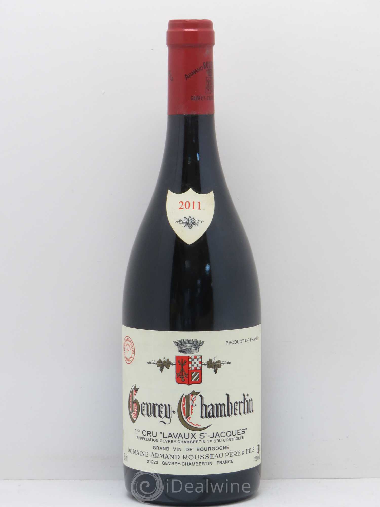 Gevrey-Chambertin 1er Cru Lavaux Saint Jacques Armand Rousseau (Domaine) 2011 - Lot de 1 bouteille - 0