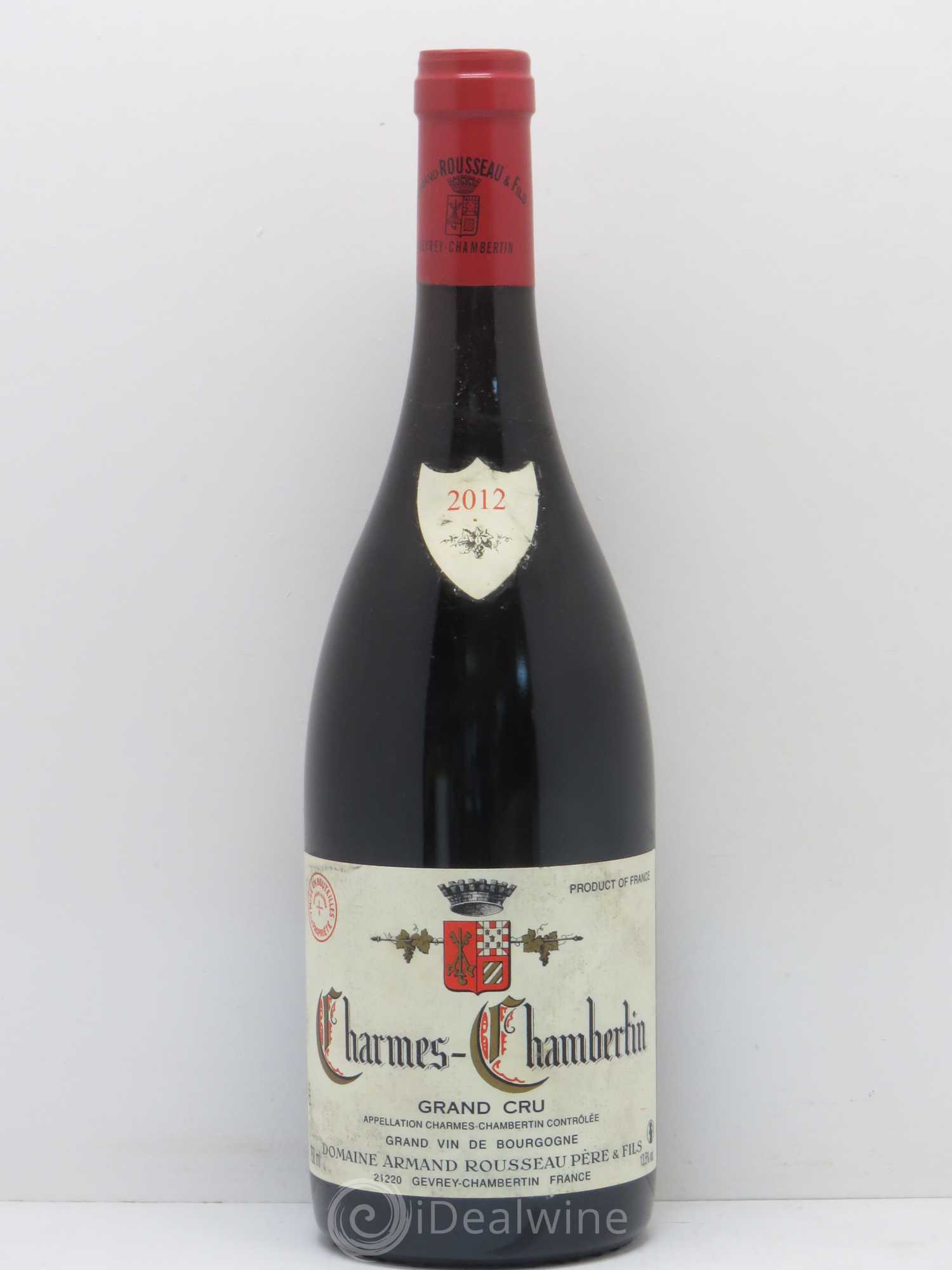 Charmes-Chambertin Grand Cru Armand Rousseau (Domaine) 2012 - Lot de 1 bouteille - 0