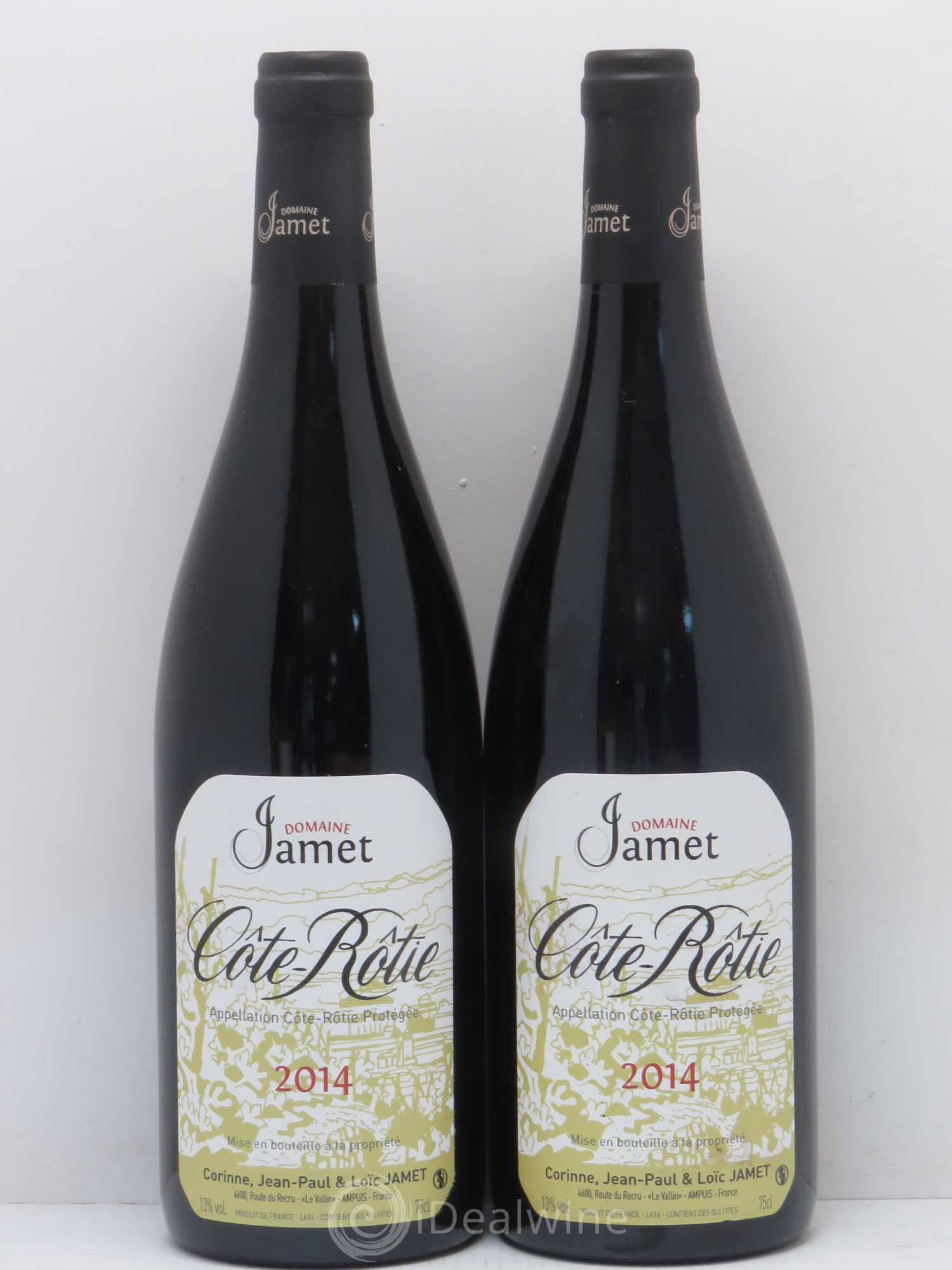 Côte-Rôtie Jamet (Domaine) 2014 - Lot de 2 bouteilles - 0