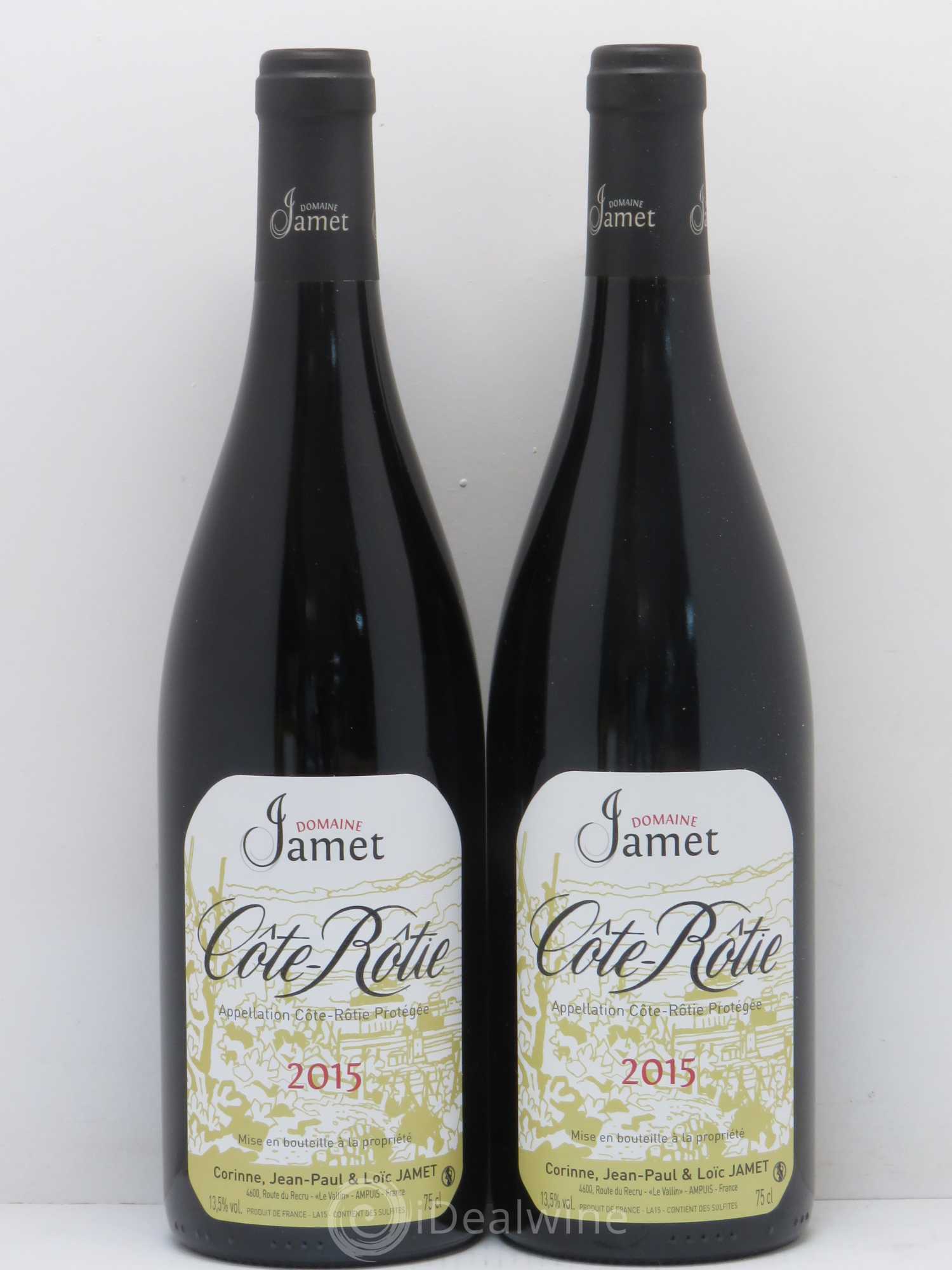 Côte-Rôtie Jamet (Domaine) 2015 - Lot de 2 bouteilles - 0