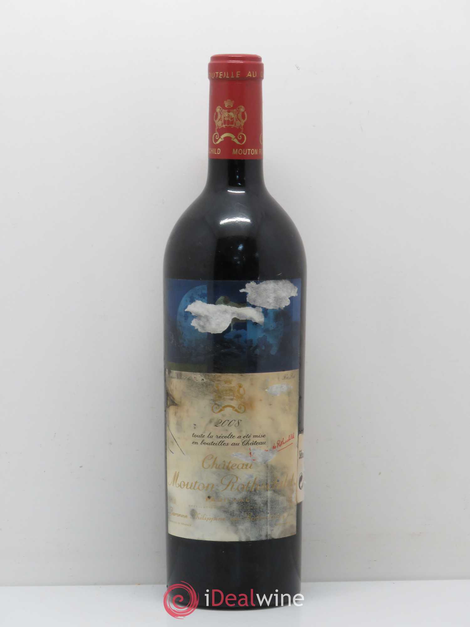 Château Mouton Rothschild 1er Grand Cru Classé 2008 - Lot de 1 bouteille - 0