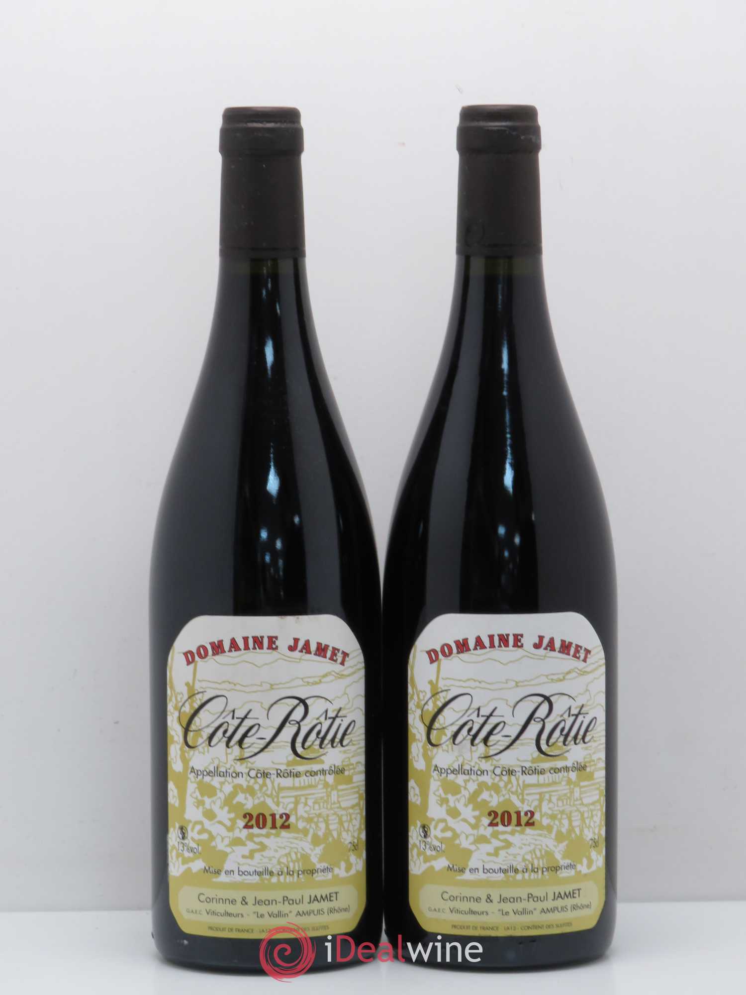 Côte-Rôtie Jamet (Domaine) 2012 - Lot de 2 bouteilles - 0