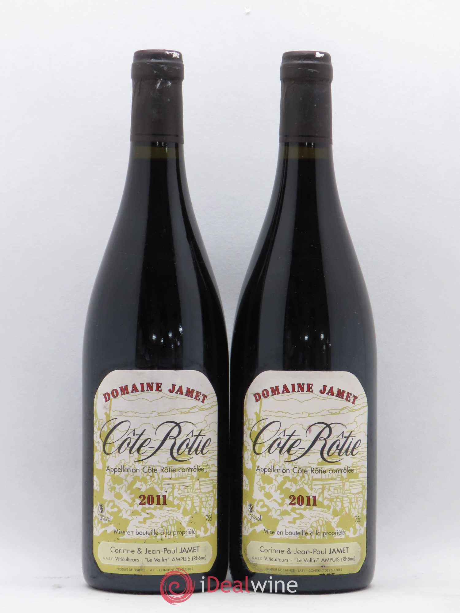 Côte-Rôtie Jamet (Domaine) 2011 - Lot de 2 bouteilles - 0