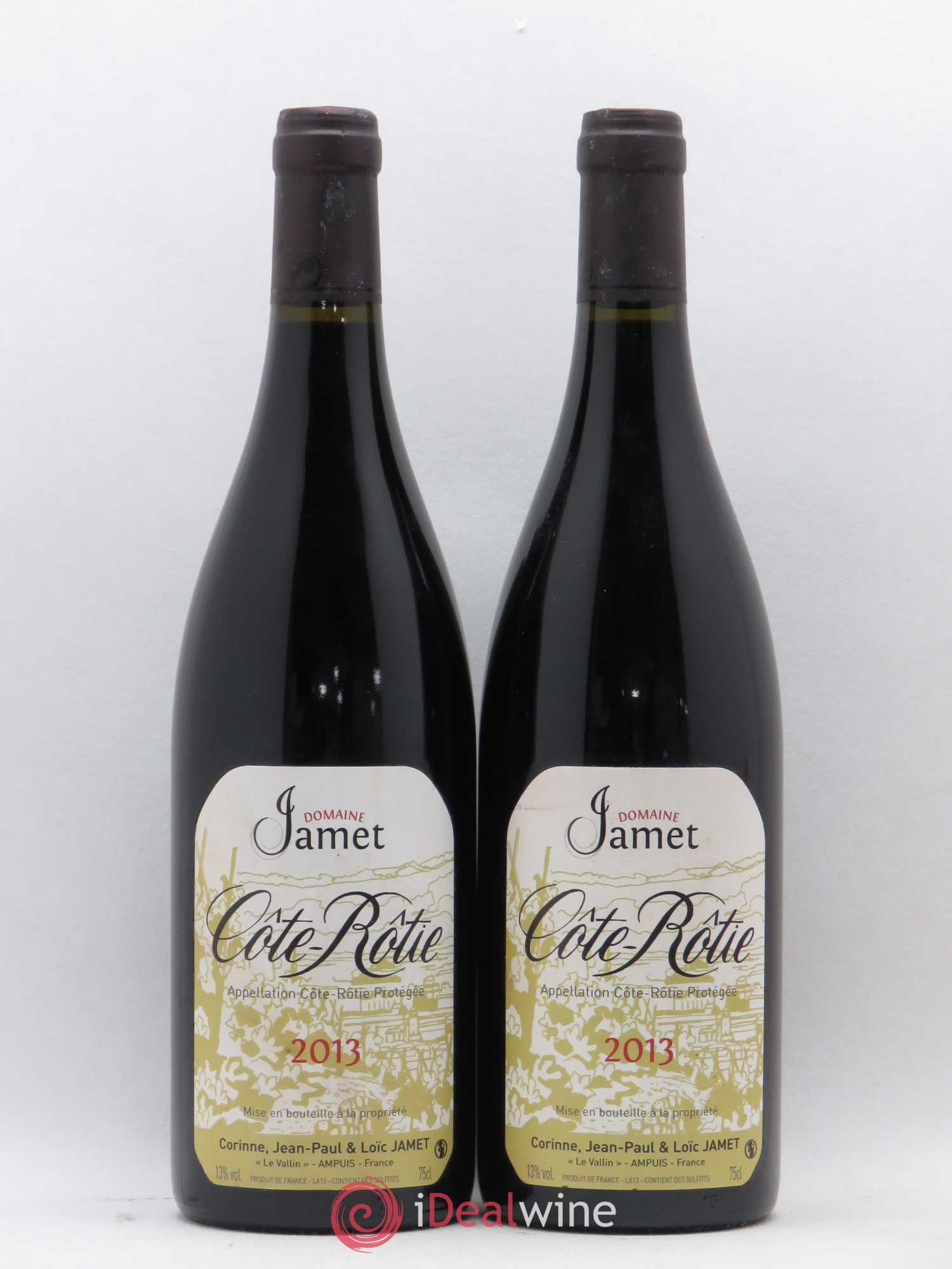 Côte-Rôtie Jamet (Domaine) 2013 - Lot de 2 bouteilles - 0