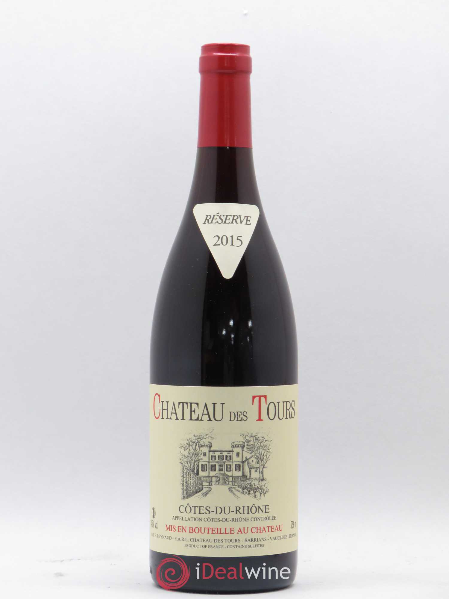 Côtes-du-Rhône Château des Tours Emmanuel Reynaud 2015 - Lot de 1 bouteille - 0