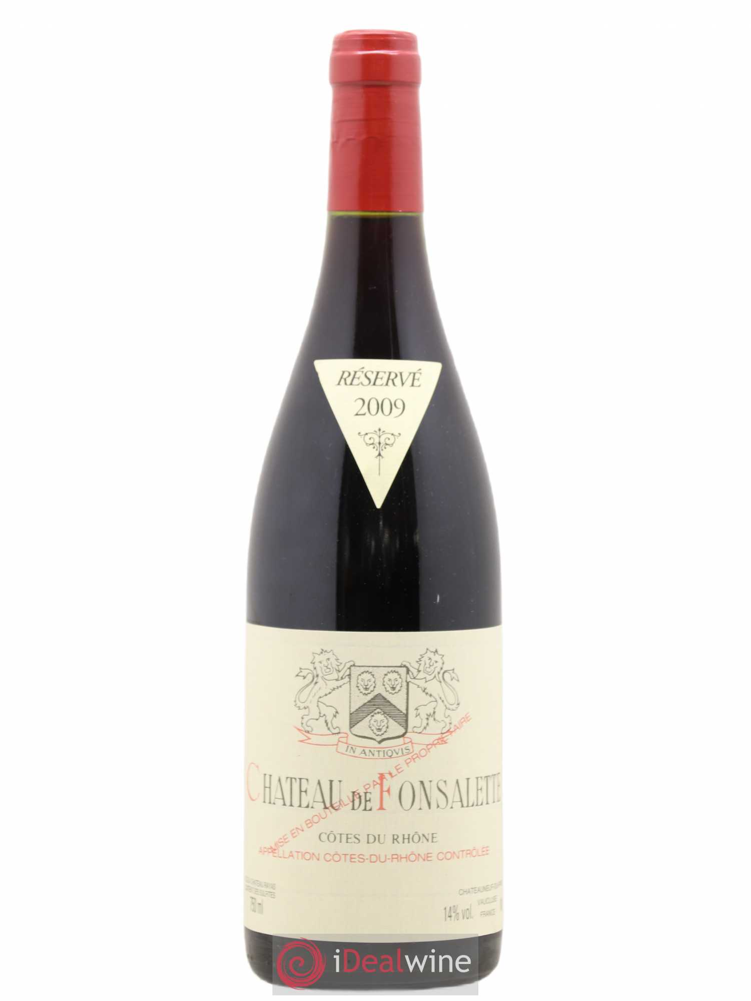 Côtes-du-Rhône Château de Fonsalette Emmanuel Reynaud 2009 - Lot de 1 bouteille - 0