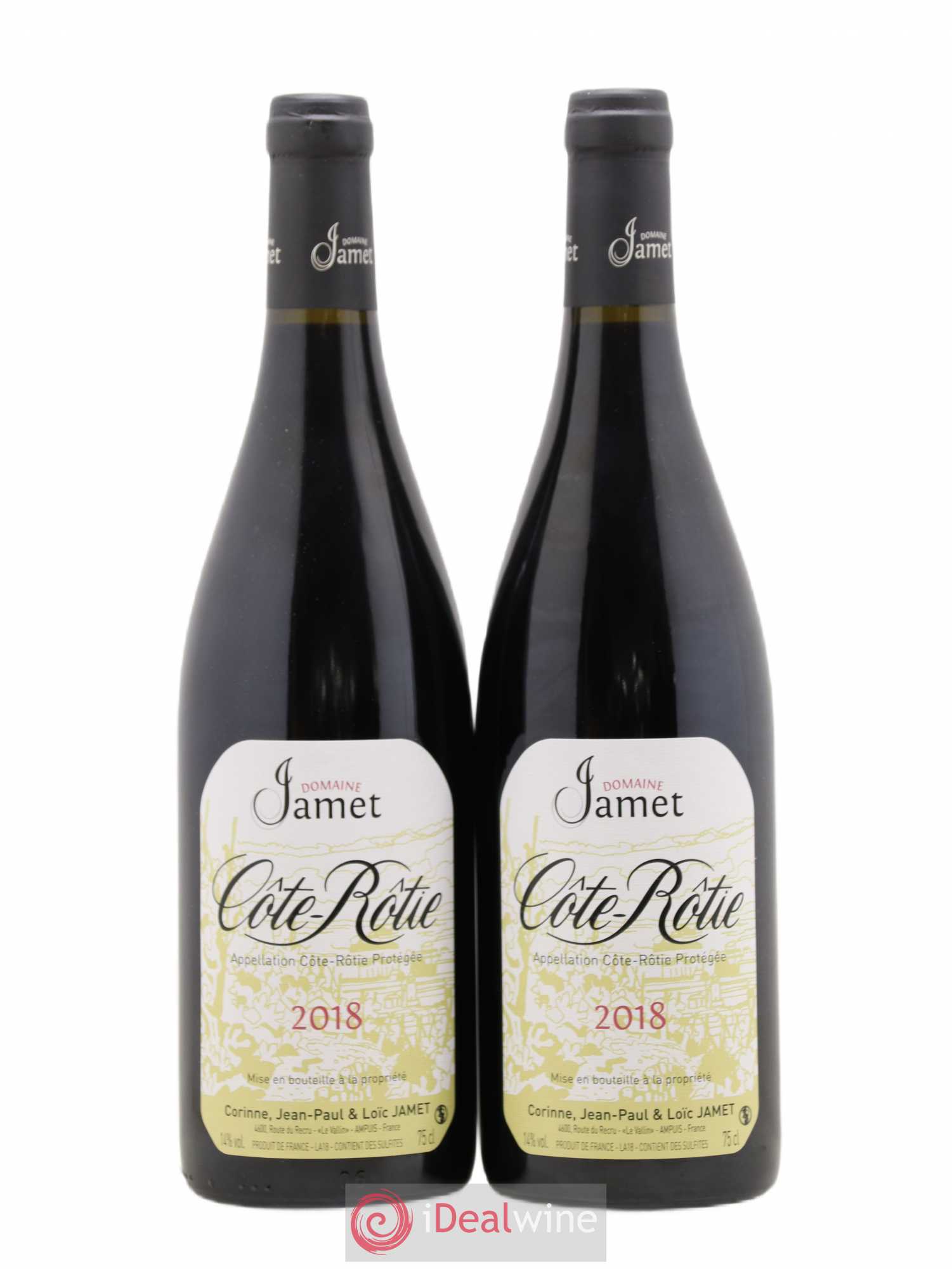 Côte-Rôtie Jamet (Domaine) 2018 - Lot de 2 bouteilles - 0