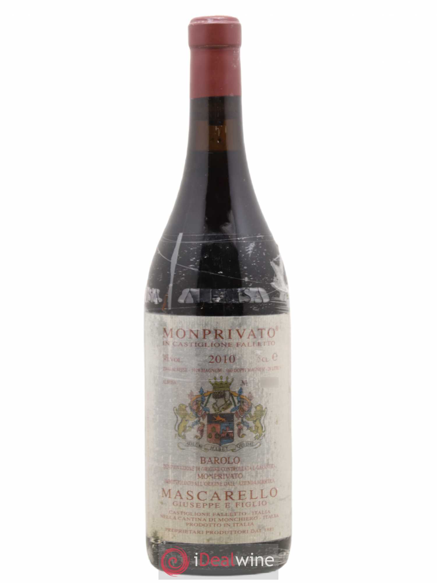 Barolo DOCG Monprivato Giuseppe Mascarello 2010 - Lot de 1 bouteille - 0
