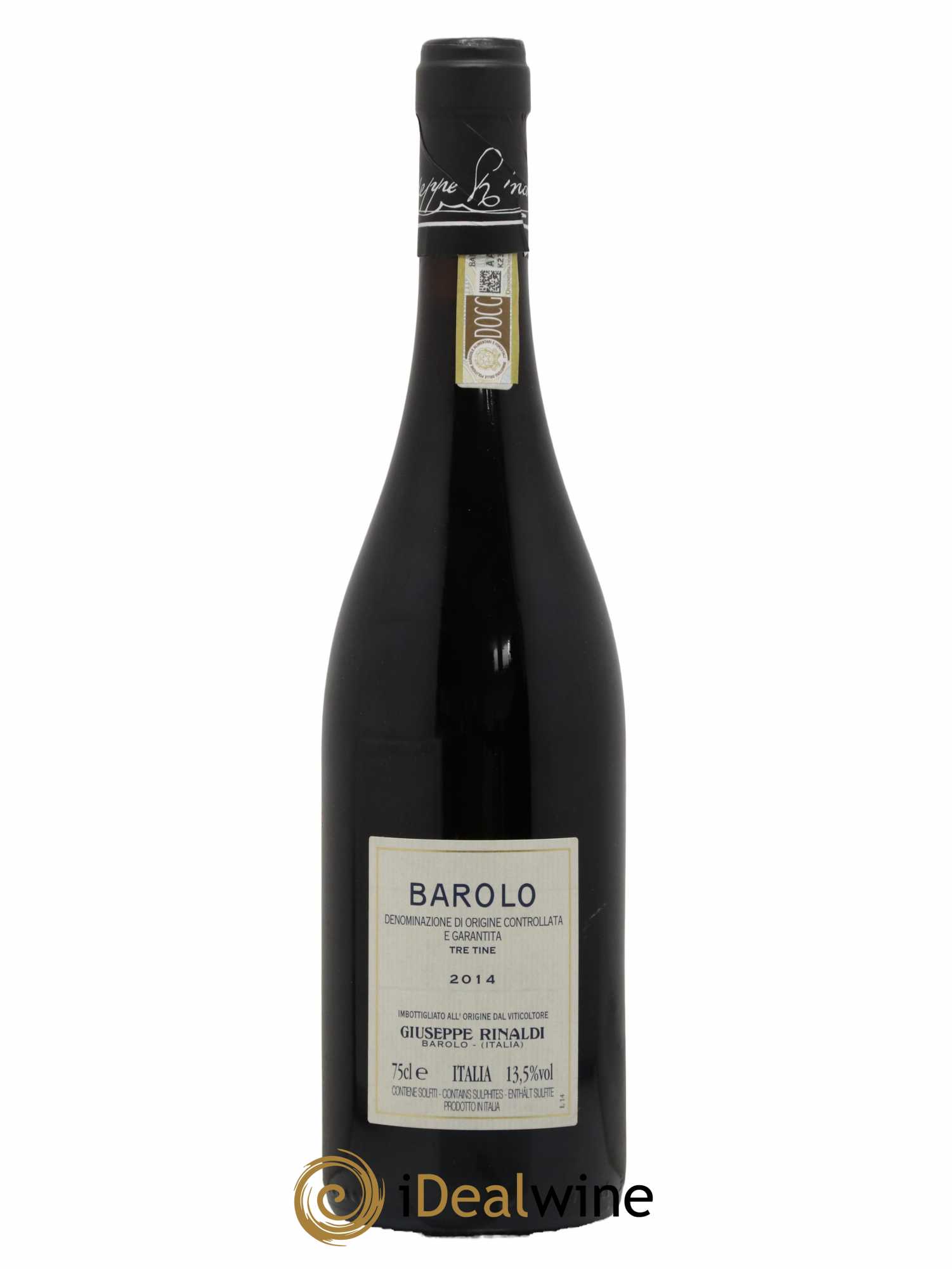 Barolo DOCG Tre Tine Giuseppe Rinaldi 2014 - Lot of 1 bottle - 1