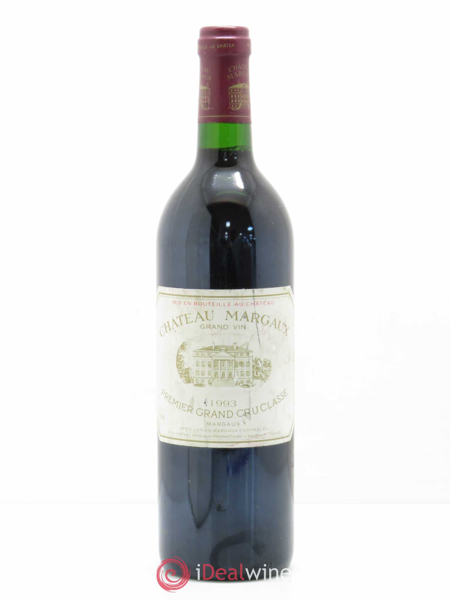 Château Margaux 1er Grand Cru Classé 1993 - Lot de 1 bouteille - 0