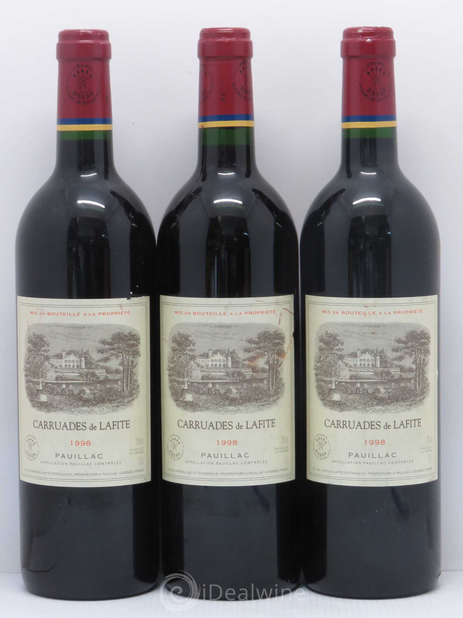 Carruades de Lafite Rothschild Second Vin 1998 - Lot de 6 bouteilles - 2