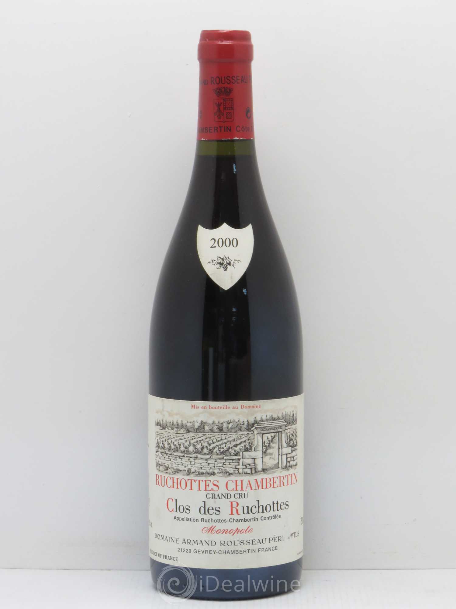 Ruchottes-Chambertin Grand Cru Clos des Ruchottes Armand Rousseau (Domaine) 2000 - Lot of 1 bottle - 0