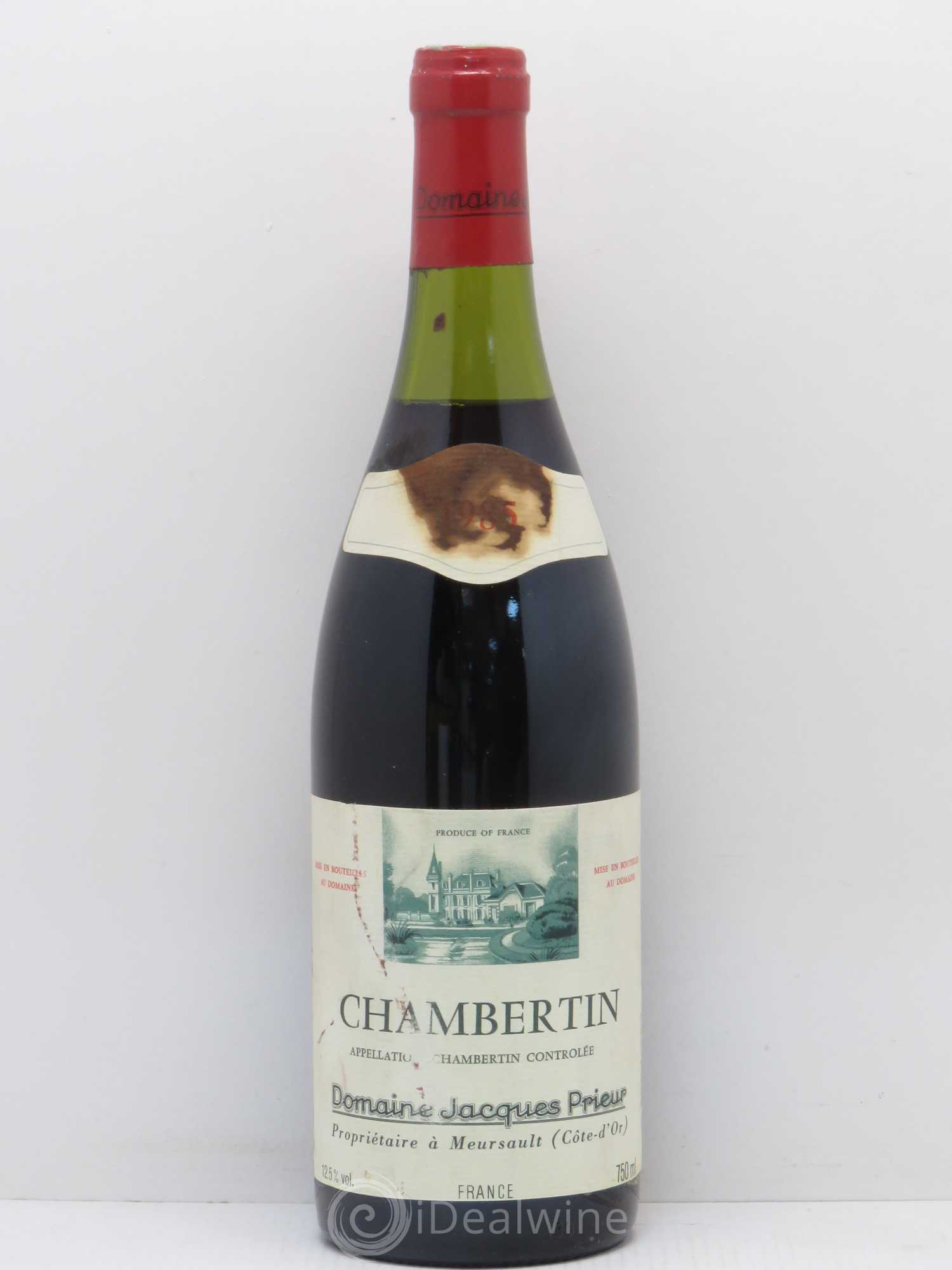 Chambertin Grand Cru Jacques Prieur (Domaine) 1985 - Lot de 1 bouteille - 0