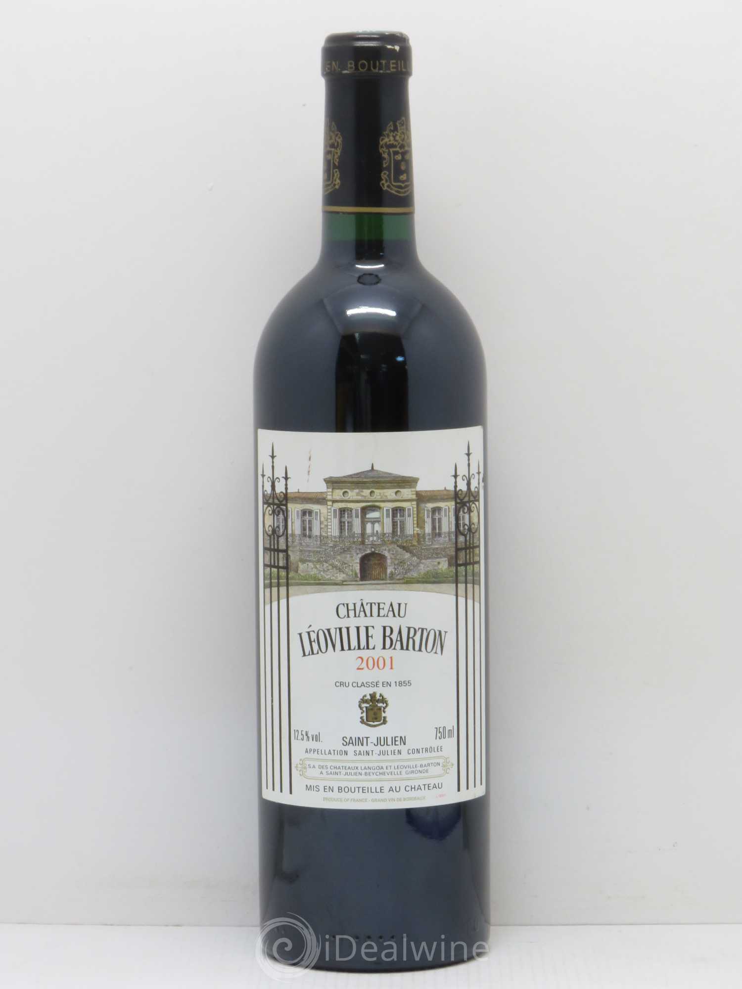 Château Léoville Barton 2ème Grand Cru Classé 2001 - Lot de 1 bouteille - 0