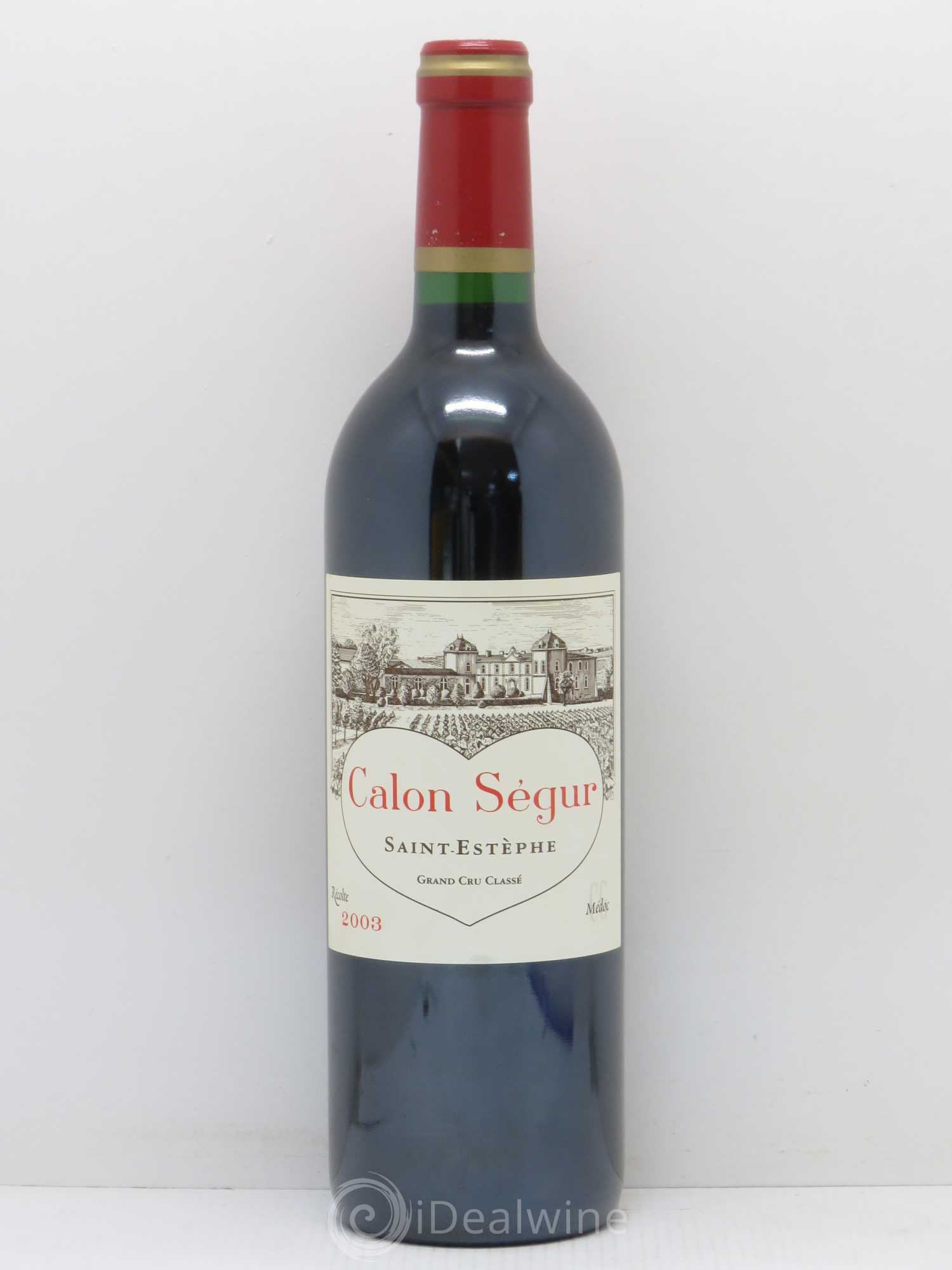 Château Calon Ségur 3ème Grand Cru Classé 2003 - Lot de 1 bouteille - 0