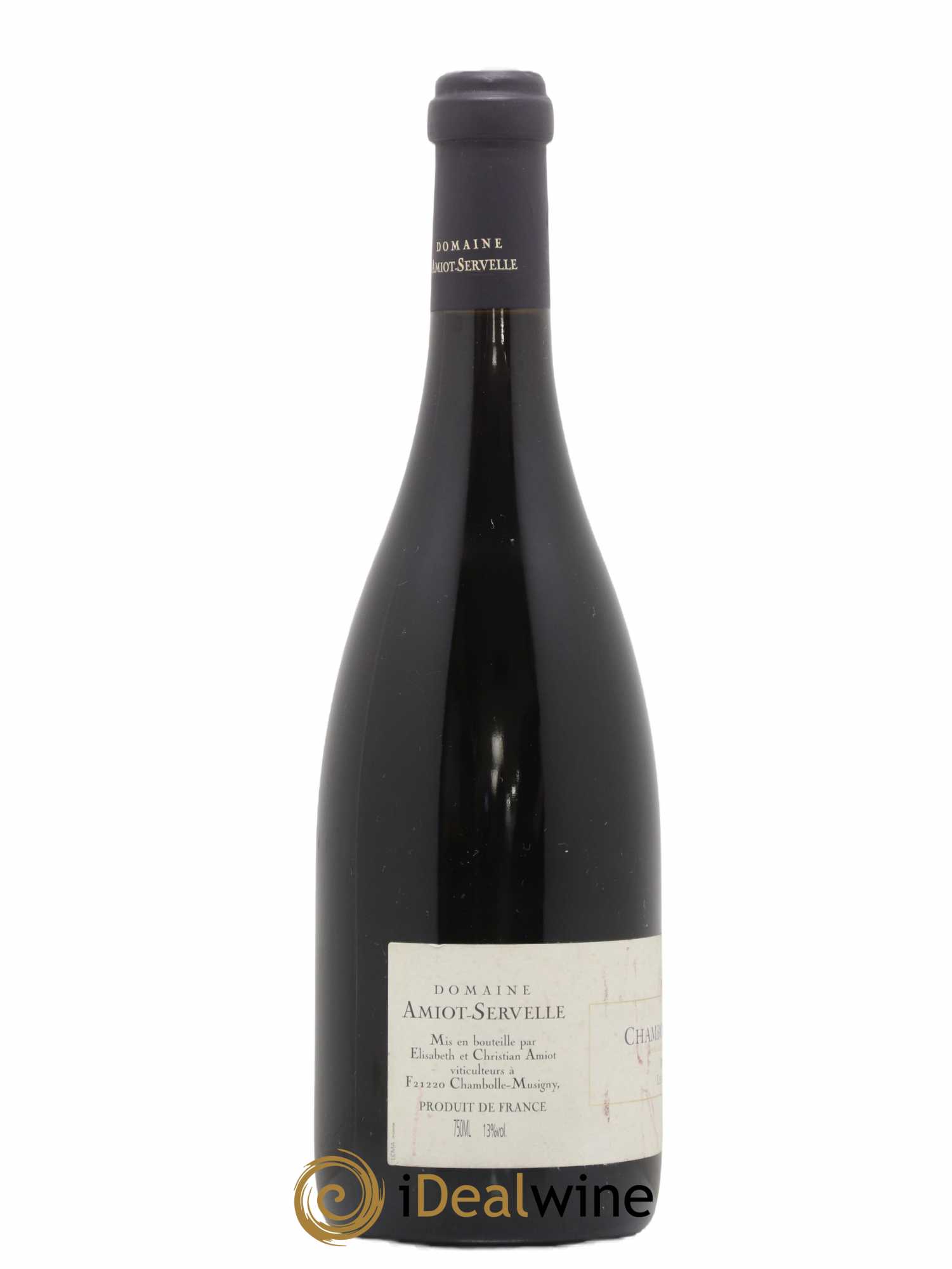 Chambolle-Musigny 1er Cru Les Amoureuses Amiot-Servelle 2002 - Lot de 1 bouteille - 1