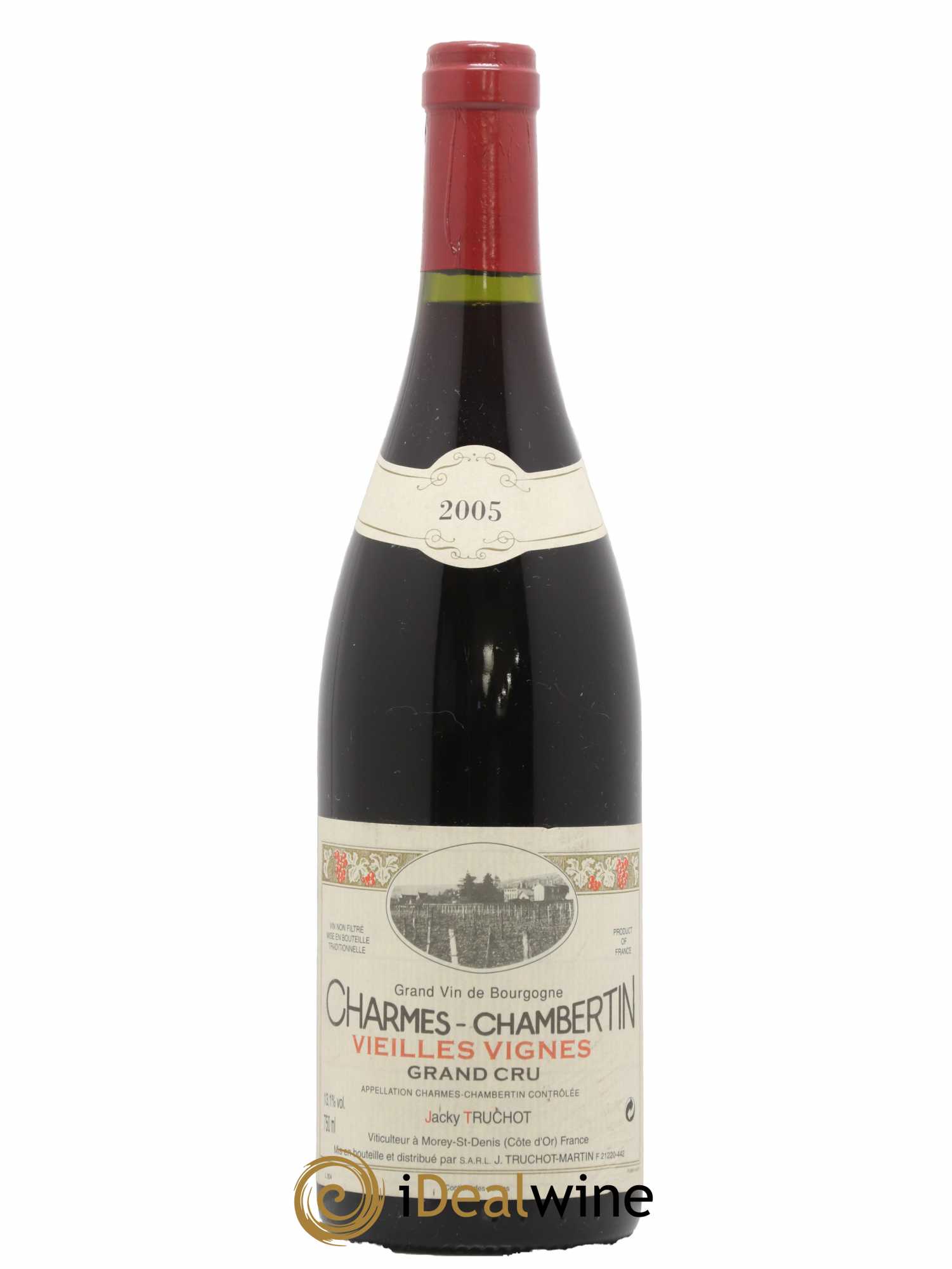 Charmes-Chambertin Grand Cru Vieilles Vignes Jacky Truchot 2005 - Lot de 1 bouteille - 0