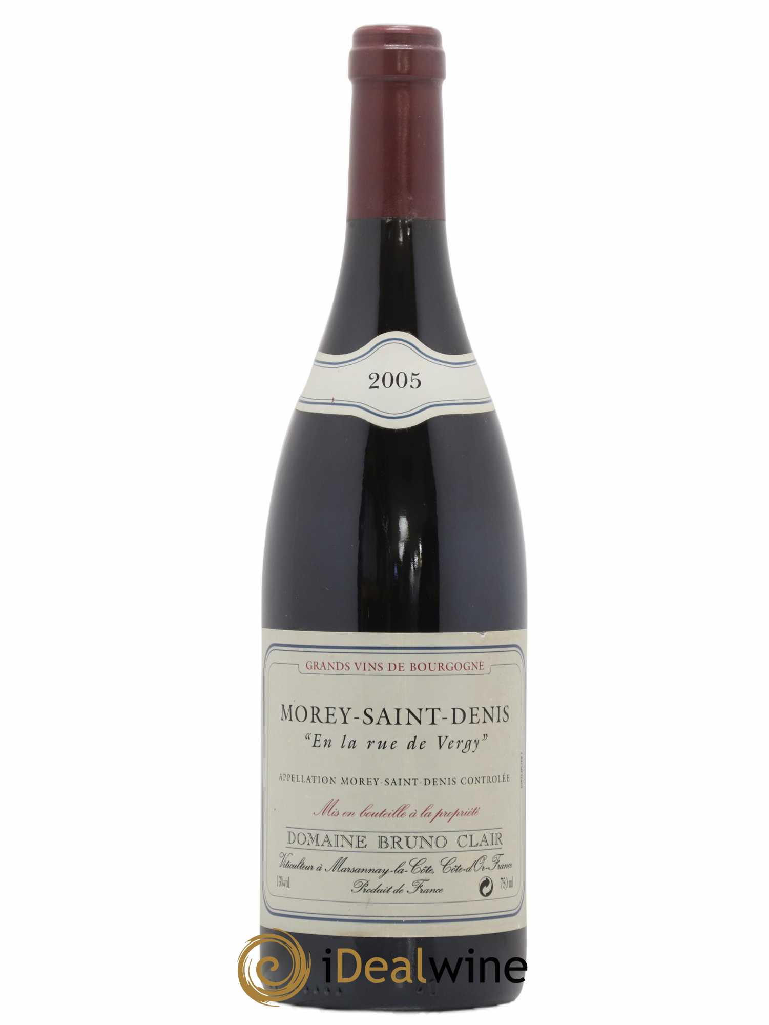 Morey-Saint-Denis En la Rue de Vergy Bruno Clair (Domaine) 2005 - Lot de 1 bouteille - 0