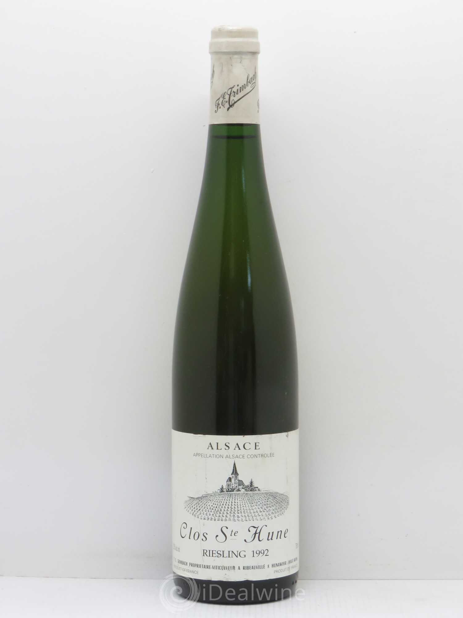 Alsace Riesling Clos Sainte-Hune Trimbach (Domaine) 1992 - Lot de 1 bouteille - 0