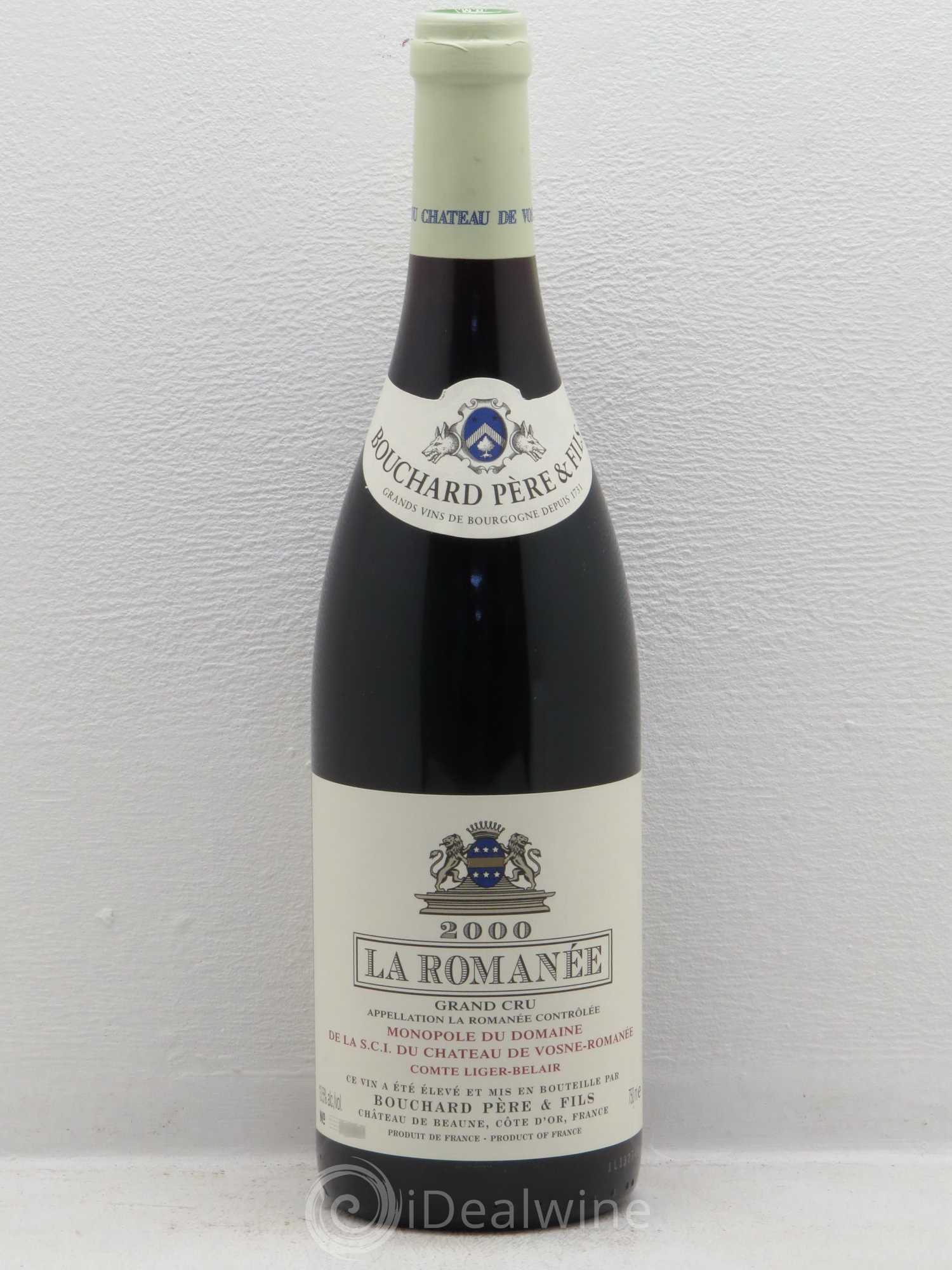 La Romanée Grand Cru Comte Liger-Belair (Domaine du) (sans prix de réserve) 2000 - Lot de 1 bouteille - 0