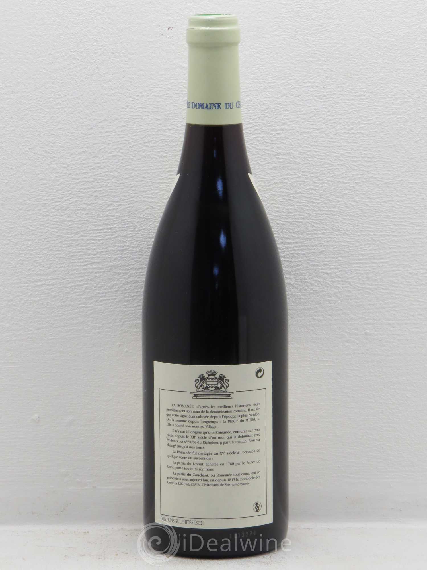 La Romanée Grand Cru Comte Liger-Belair (Domaine du) (sans prix de réserve) 2000 - Lot de 1 bouteille - 1