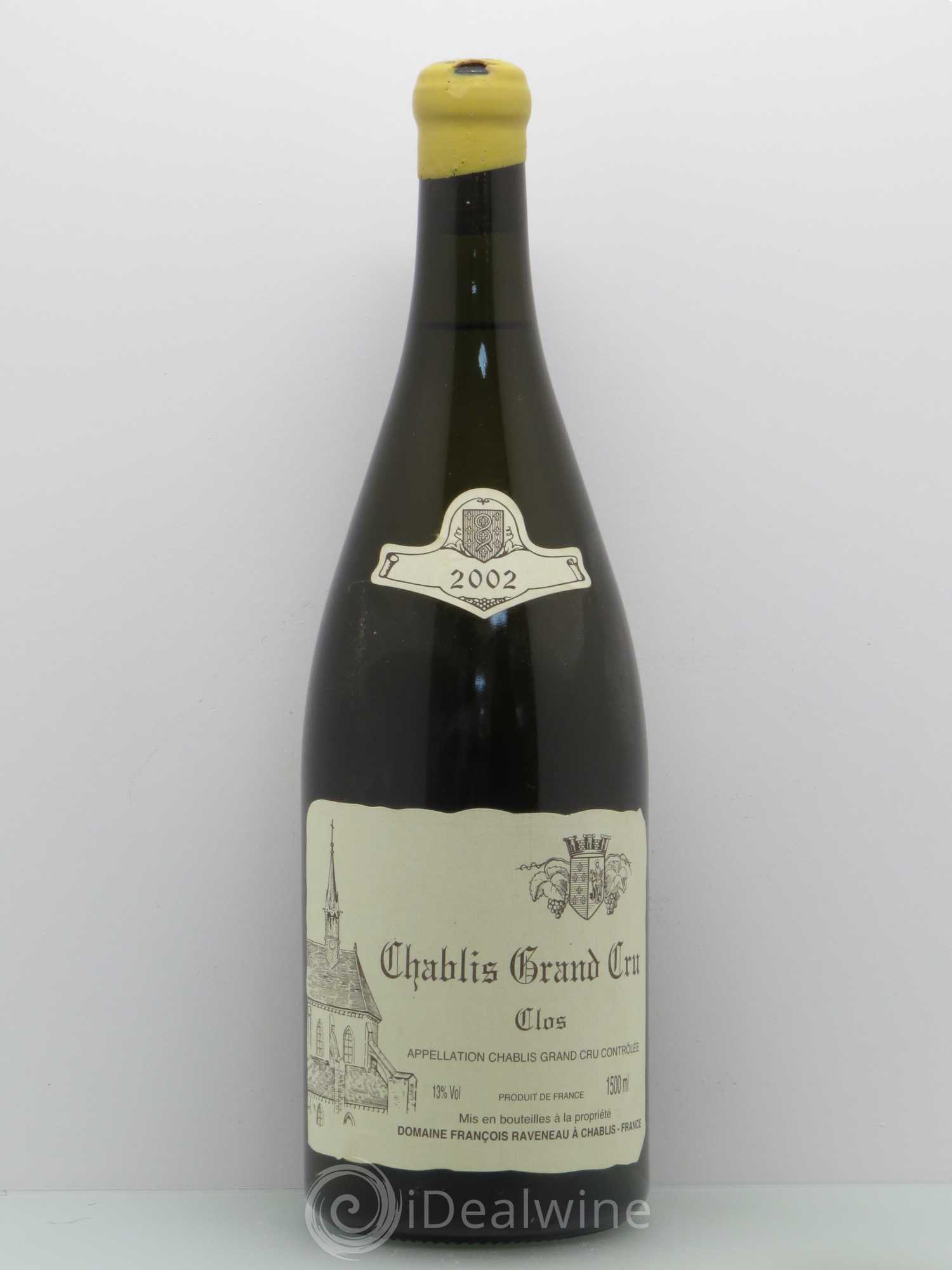 Chablis Grand Cru Clos Raveneau (Domaine) 2002 - Lot de 1 magnum - 0