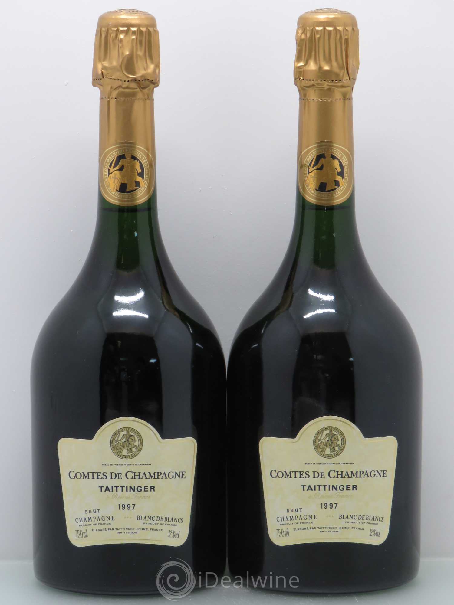 Comtes de Champagne Taittinger 1997 - Lot de 2 bouteilles - 0