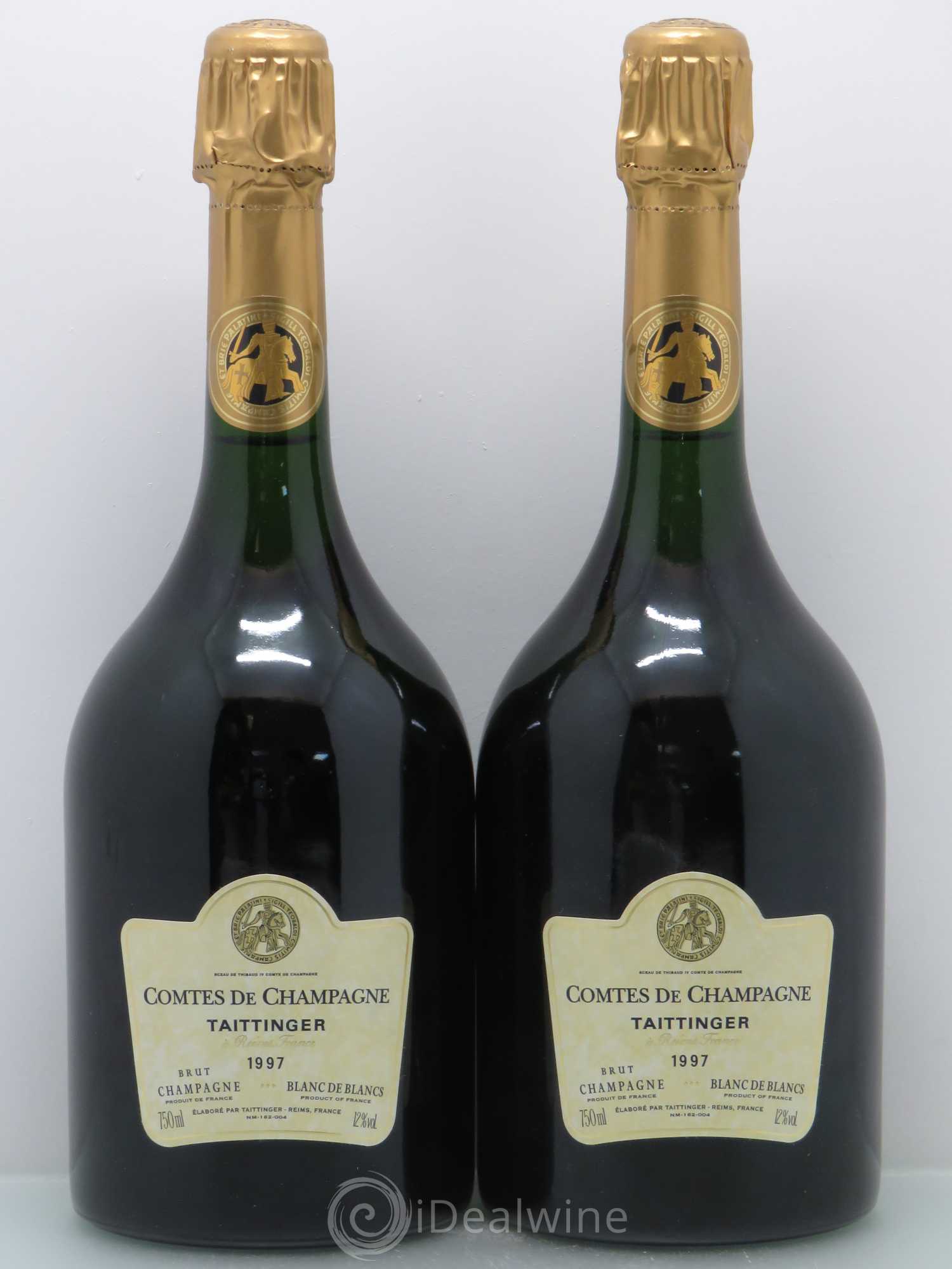 Comtes de Champagne Taittinger 1997 - Lot de 2 bouteilles - 0