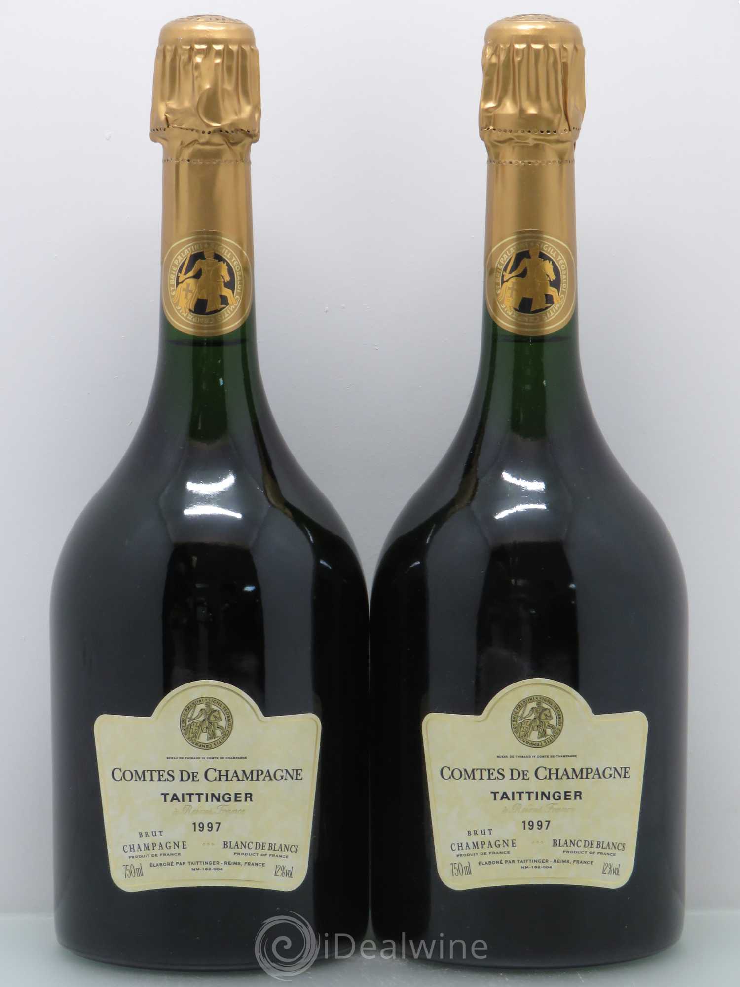 Comtes de Champagne Taittinger 1997 - Lot de 2 bouteilles - 0